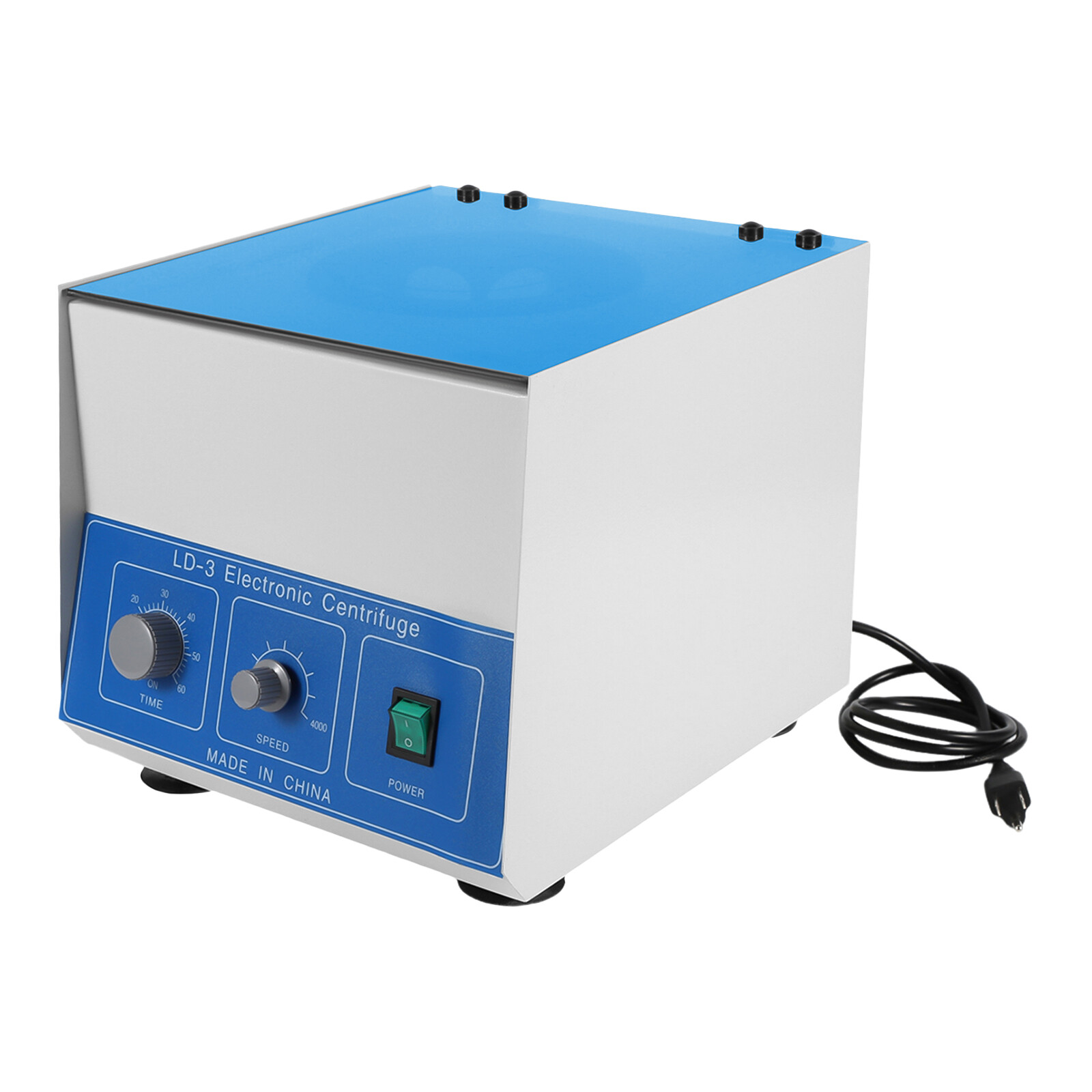 6*50ml LD-3 Electric Benchtop Centrifuge Lab Medical Practice Machine 4000rpm US