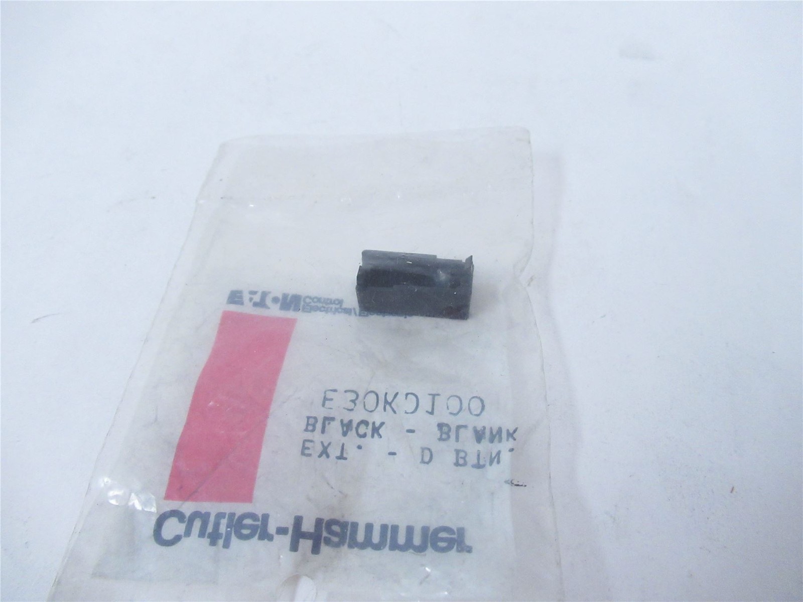 240457 New In Box; Eaton E30KD100 Cover – Blank Cap; Type D