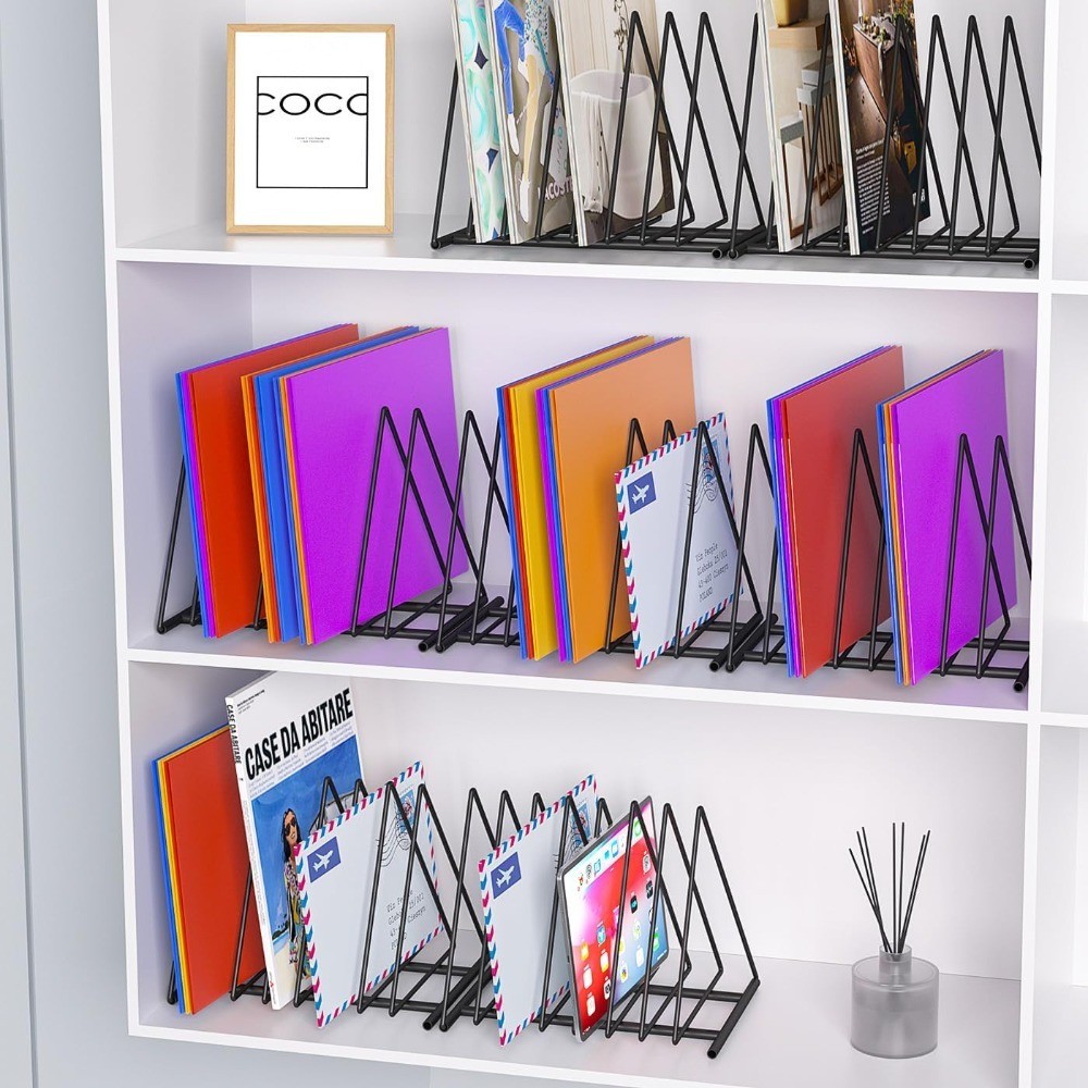 Triangle File Folder Racks,7 Sections File Holder,File Storage