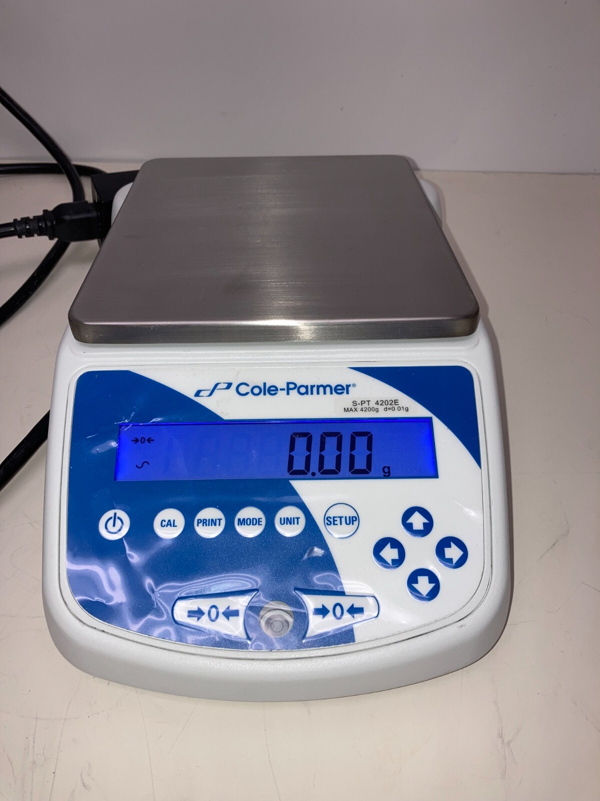 NEW Cole-Parmer PT – 4202E PT-Series Precision Toploading Balance, 4200g x 0.01g