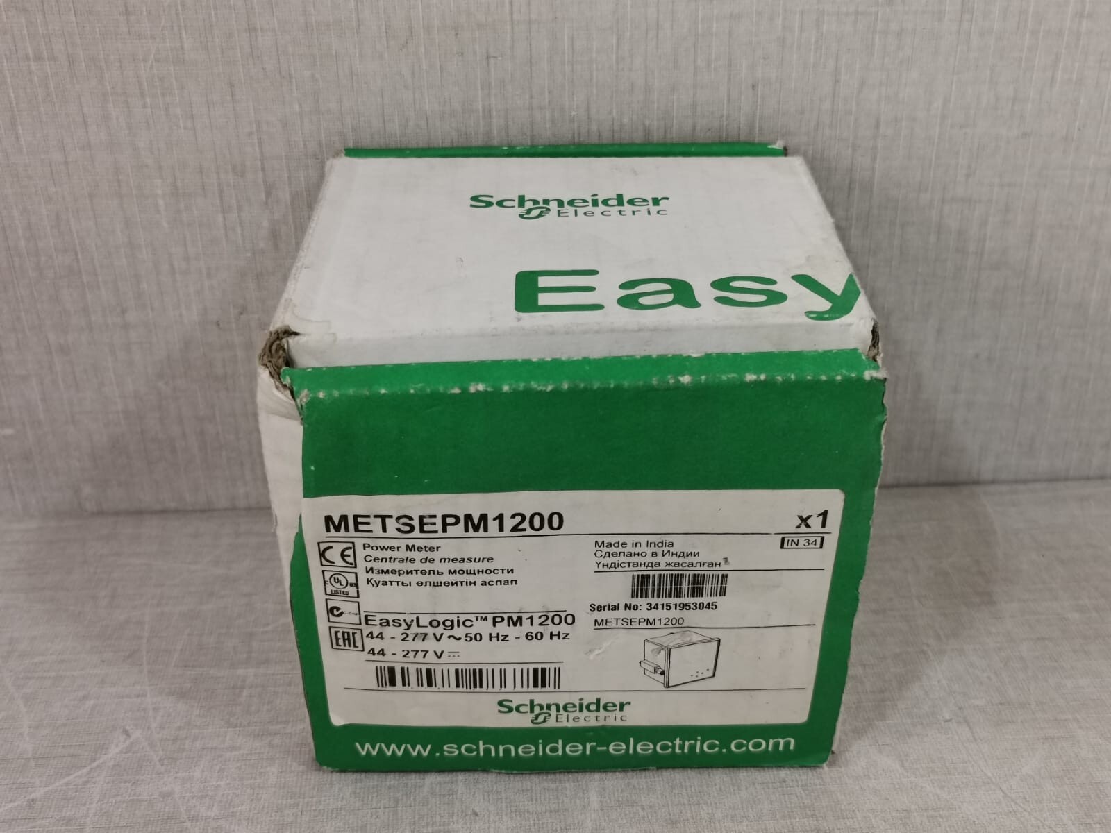 SCHNEIDER ELECTRIC EASYLOGIC PM1200 /METSEPM1200 POWER METER-SPOT ON THE SCREEN