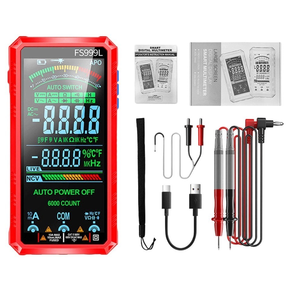 Intelligent Fully Automatic True Rms 6000 Count Digital Voltmeter