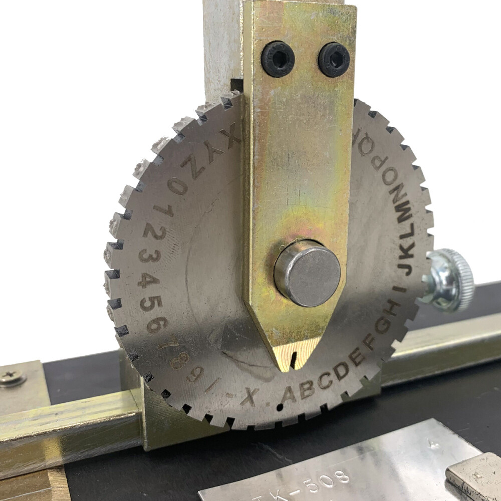 Metal Stamping Marking Machine Manual Plate Stamping Printer Dog Tag Embosser