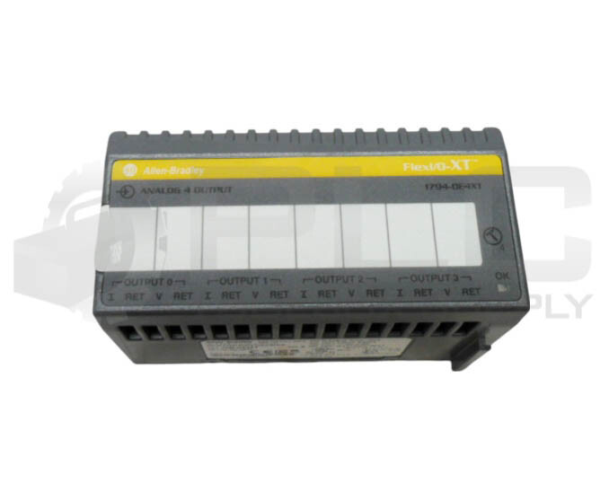 ALLEN BRADLEY 1794-OE4XT /B FLEX XT 4 PT ANALOG OUTPUT MODULE 10.5-31.2VDC