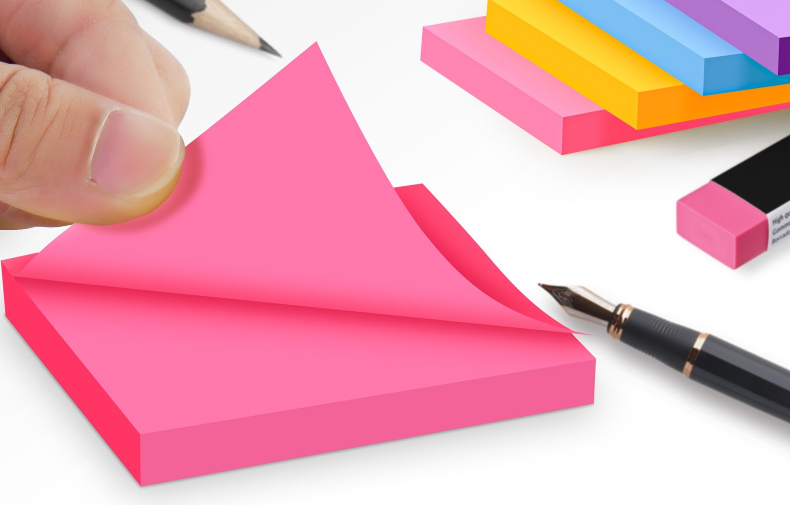 Post It Notes Pop-up, Sticky Notes, 3×3 Inches, 18 Pads, Bright Colors Self-st
