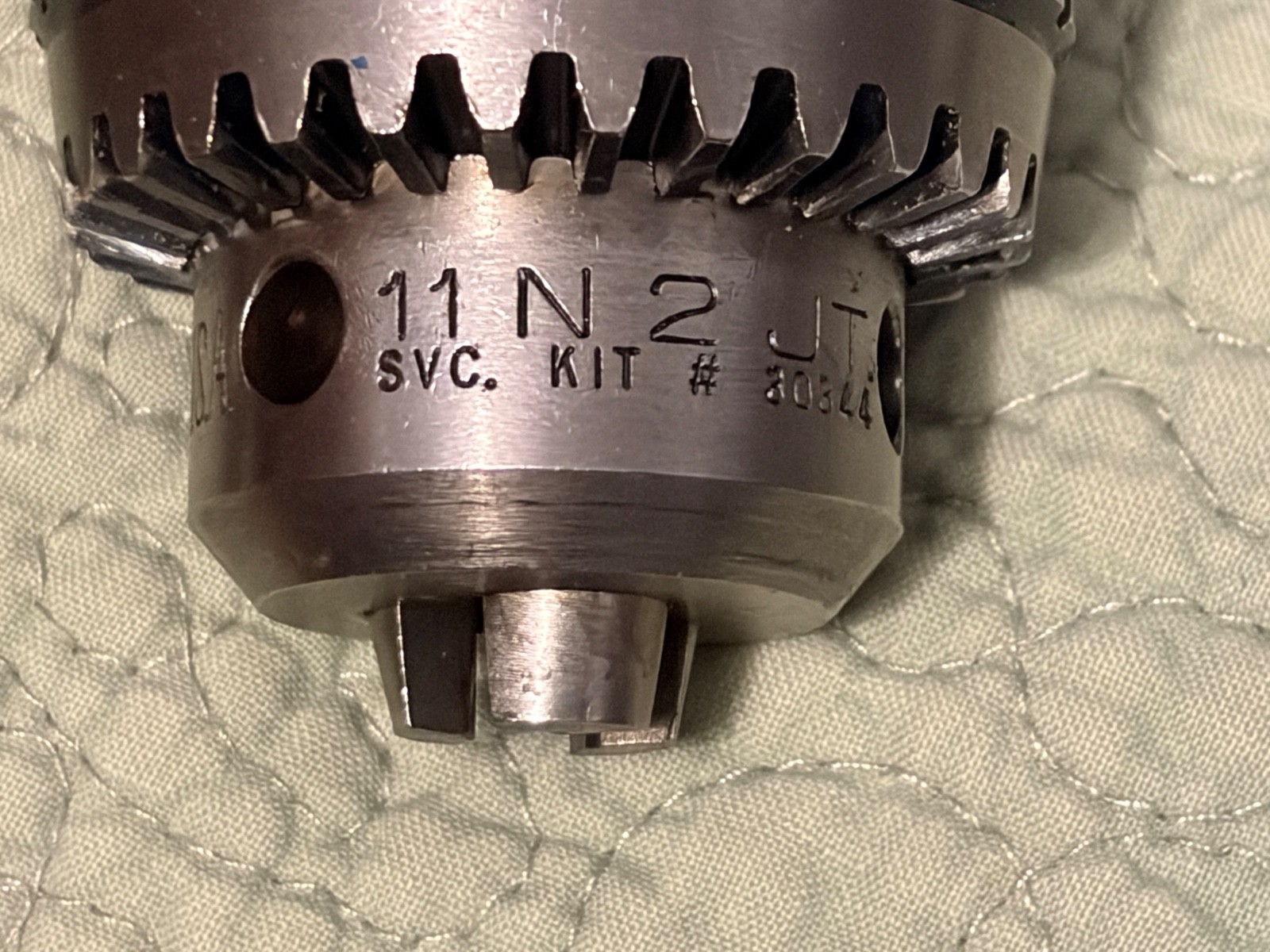 JACOBS 11N 2JT Heavy Duty BBV Super Chuck 0-3/8 (0-10mm) x 1/2″ Shank & Key GUC