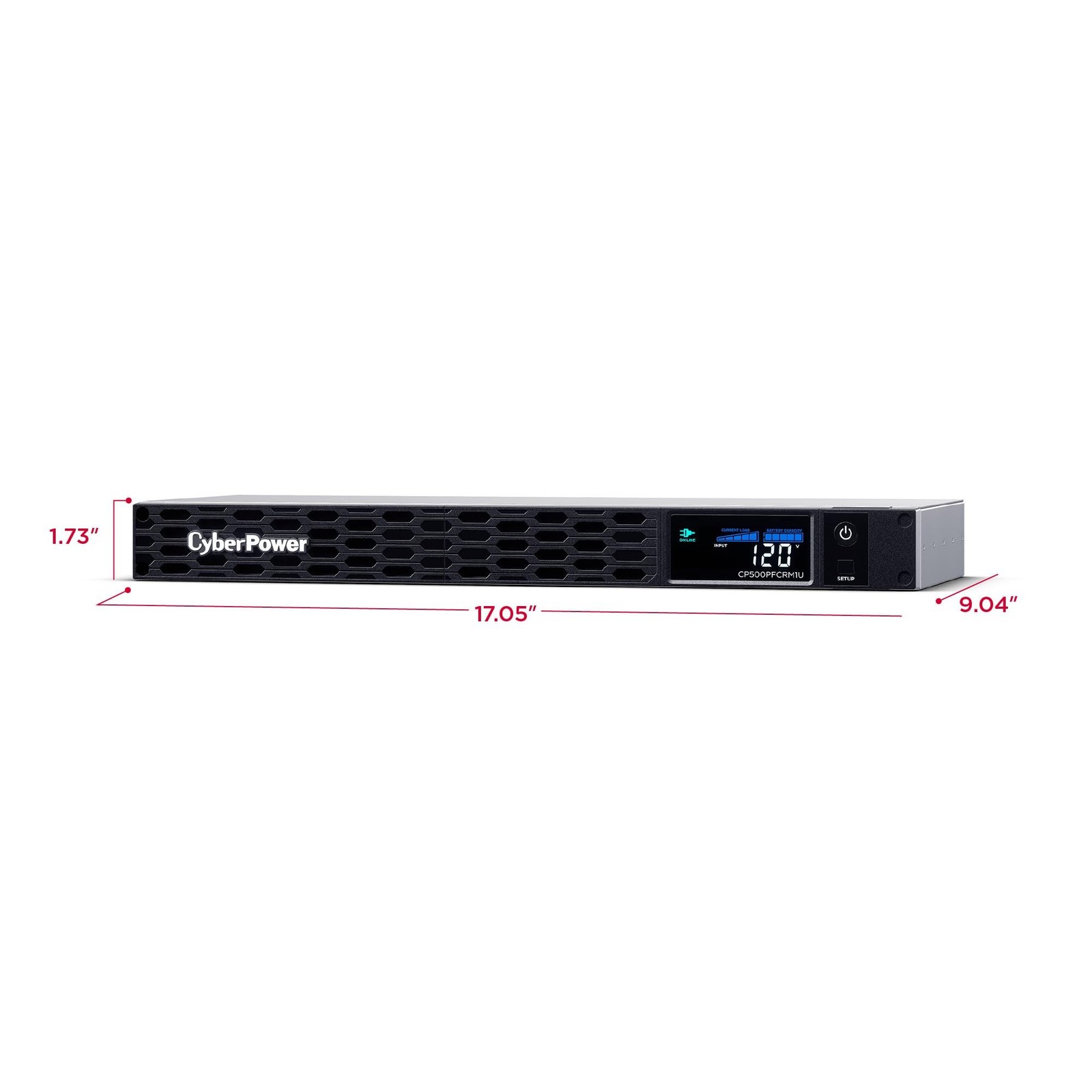 CyberPower CP500PFCRM1U PFC Sinewave UPS Battery Backup and Surge Protector, …
