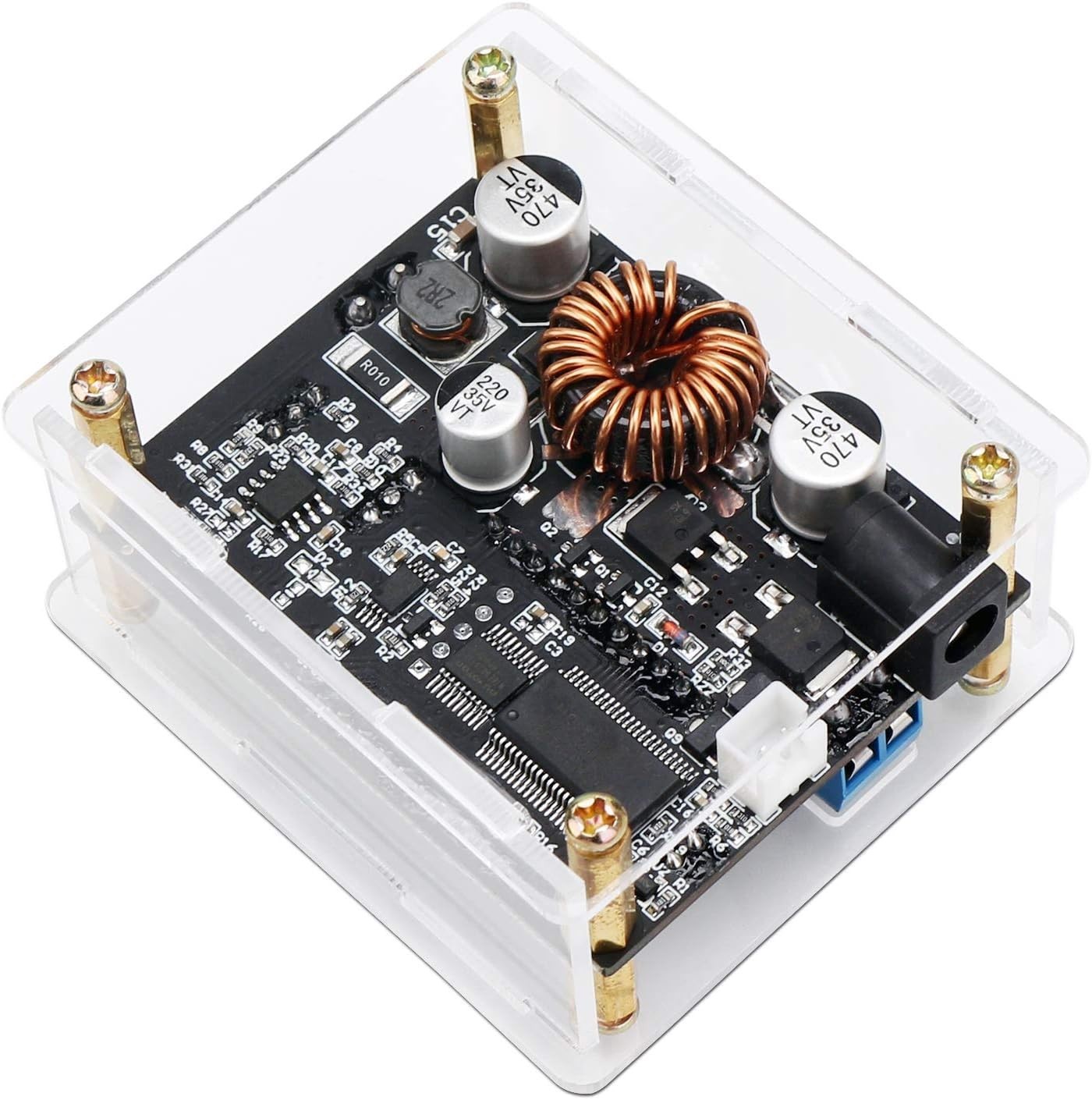 Boost Buck Converter, DC 5.5-30V to 0.5-30V 5V 12V 24V Output Adjustable Powe…