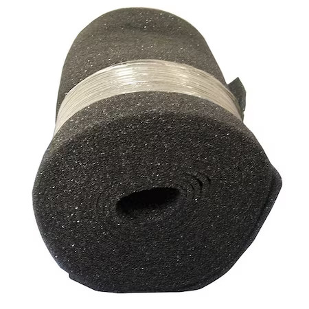 36 In X 10 Ft X 1 In Foam Air Filter Roll, Merv 7, Black (Formerly Air