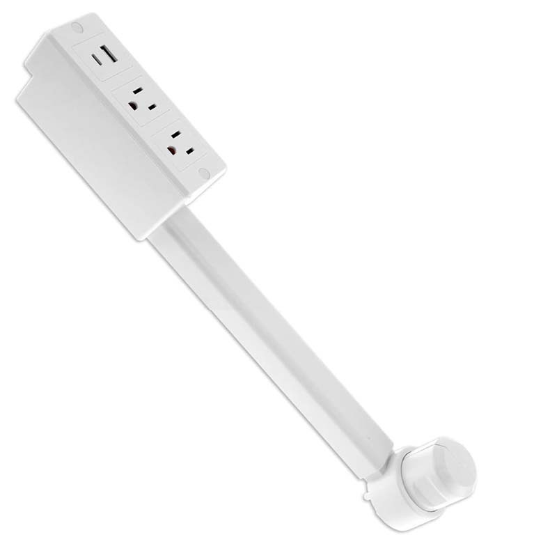 AC Outlet Extender With 2 AC Outlets + 2 USB Charging Ports Max 28″ Long