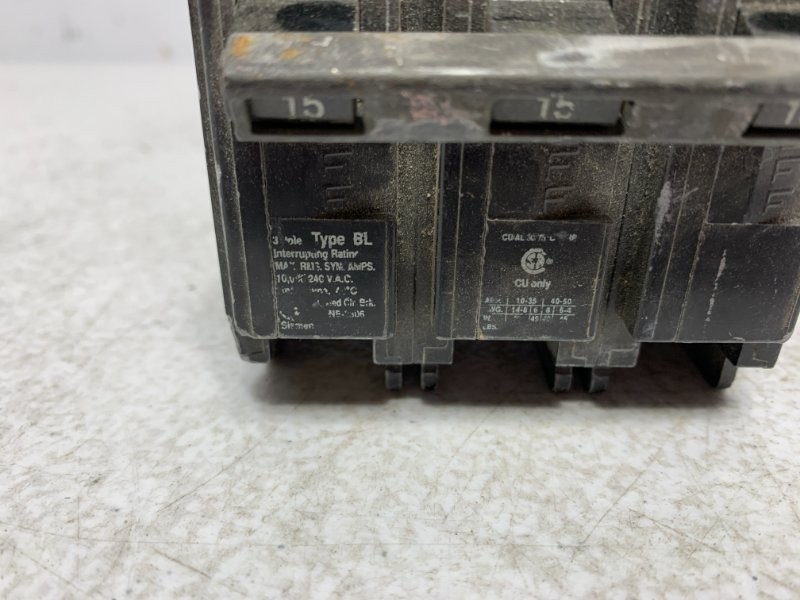 Siemens B315 Circuit Breaker 15A 240V 3-Pole