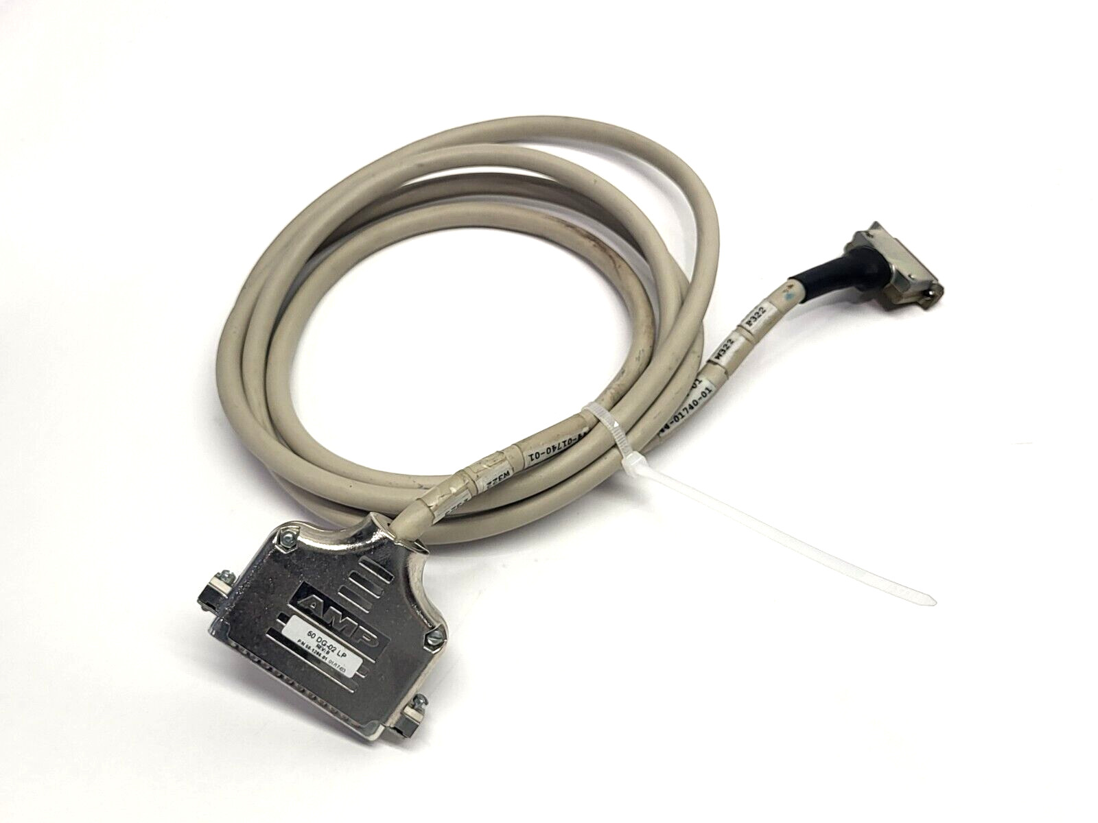 AMP 50-1286-01 Connector Cordset 1m 50-Pin Type-D 50 DG-02 LP Rev. B
