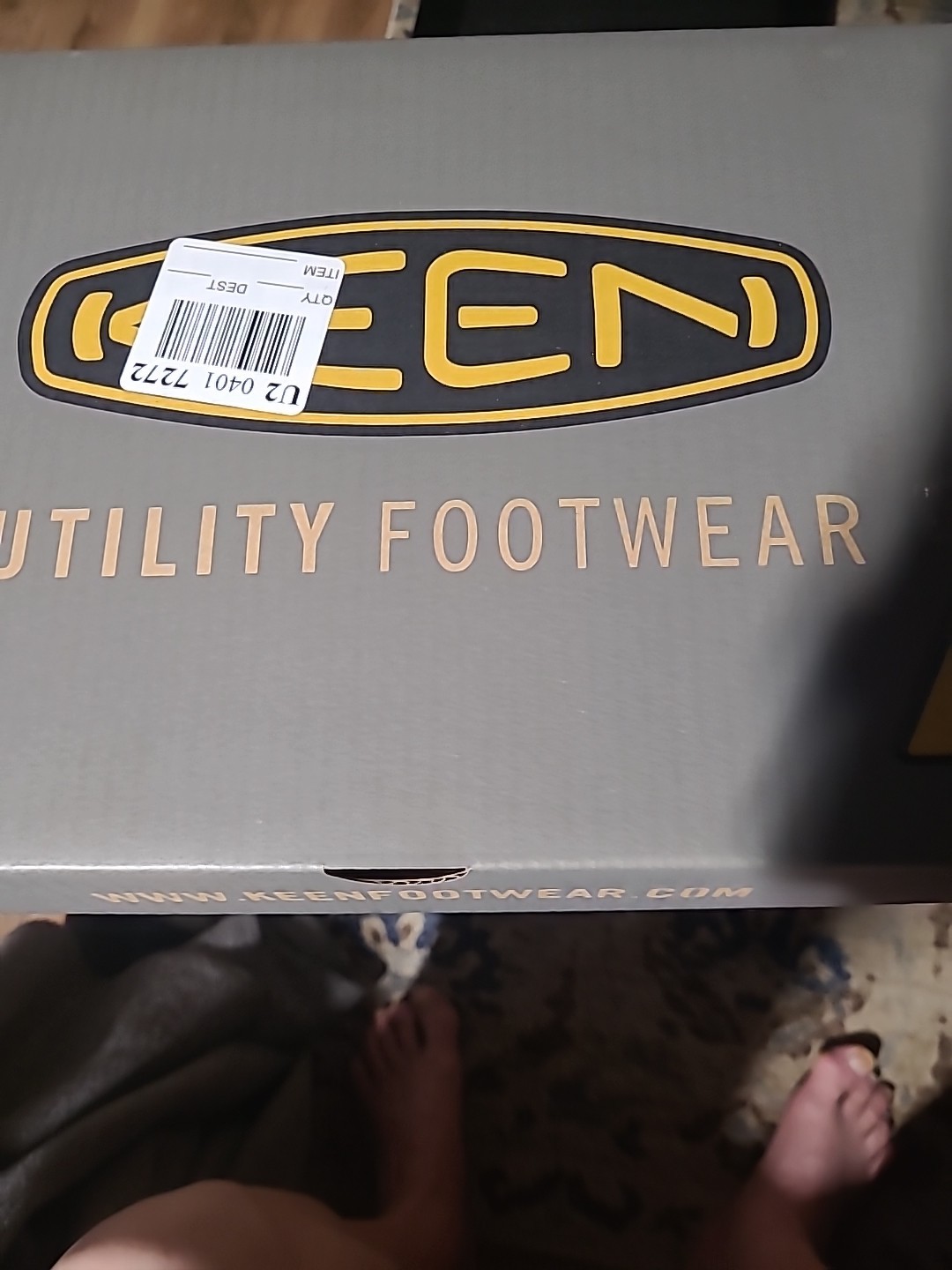 KEEN Men’s /Women’s Utility Steel-Toed Hiking Work Shoes, Size 9.5EE Men’s