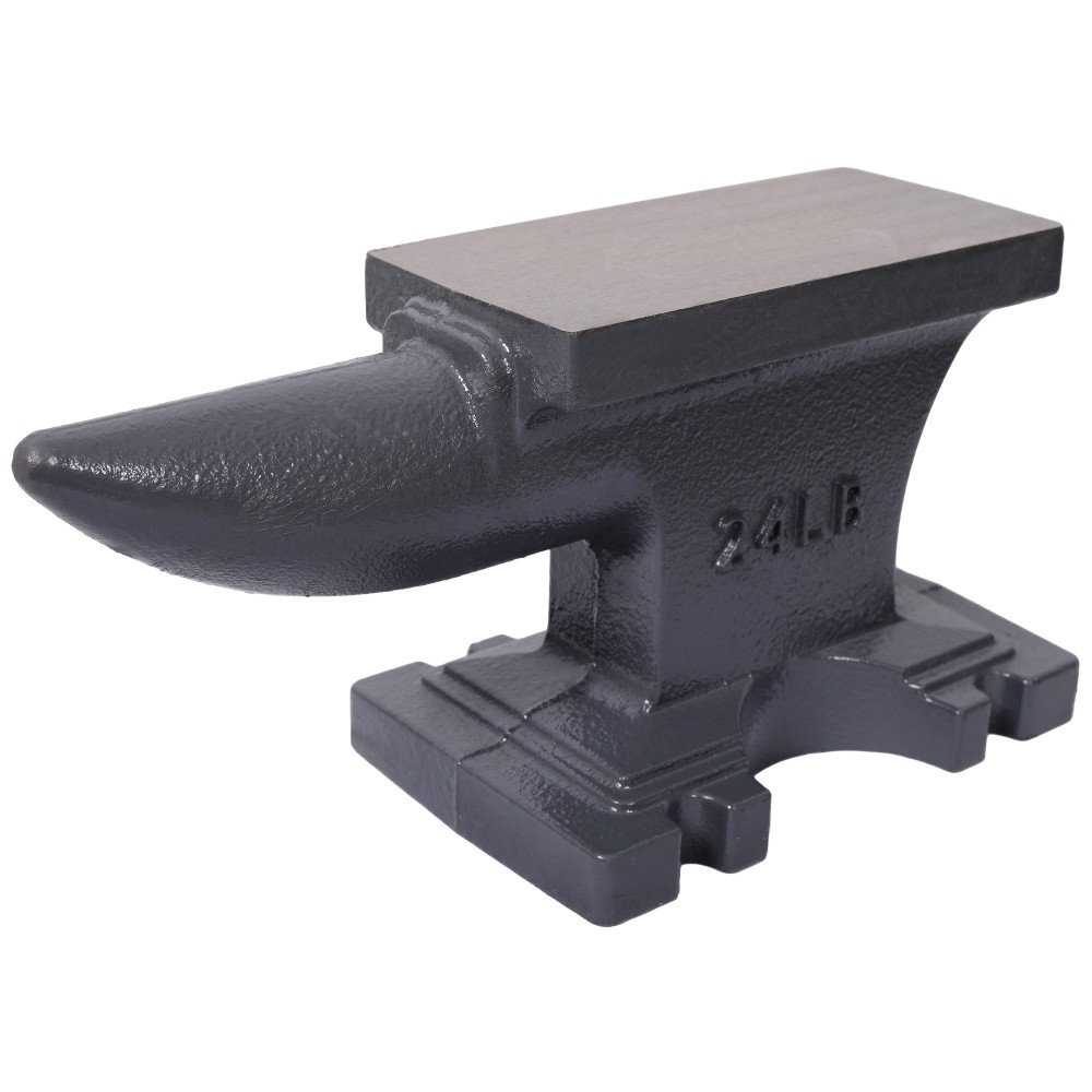 55LB(25KG) Gray Cast Iron Anvil, Square Horn & Stable Base