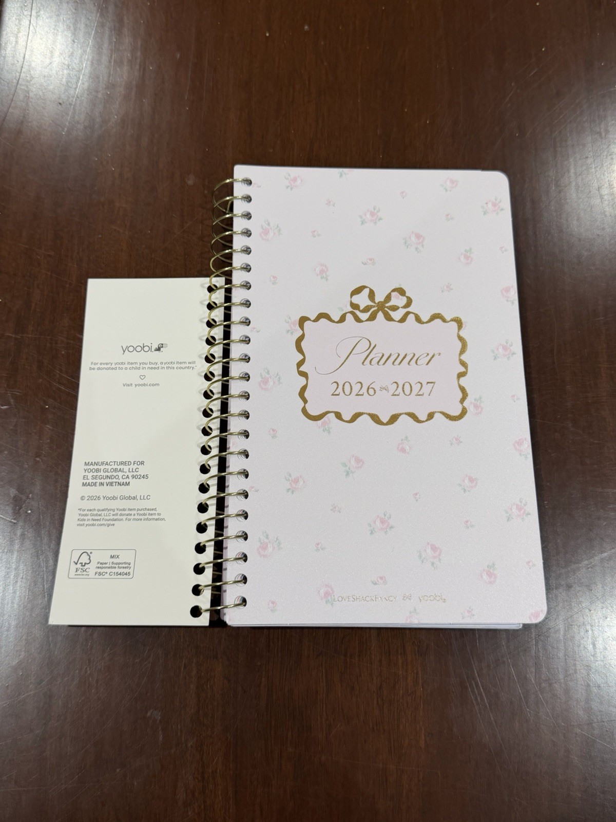 Love Shack Fancy x Target 2026/2027 Blooming Heirloom Ditsy Planner