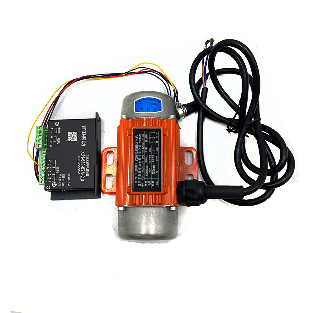 60W 12V DC Brushless Micro Vibration Motor Shaker 7200RPM with drive
