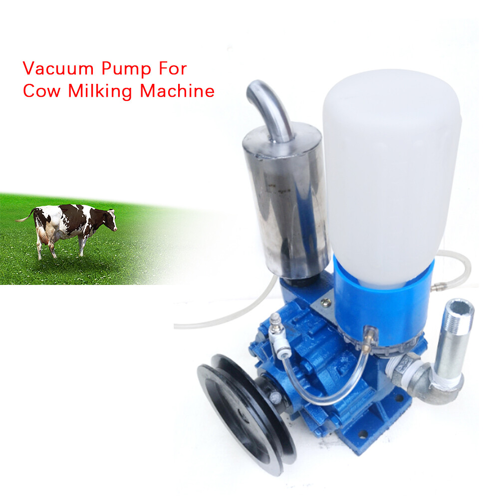 Vacuum Pump Electric Milking Machine 250L/min Sheep Milker Tank Barrel USA.