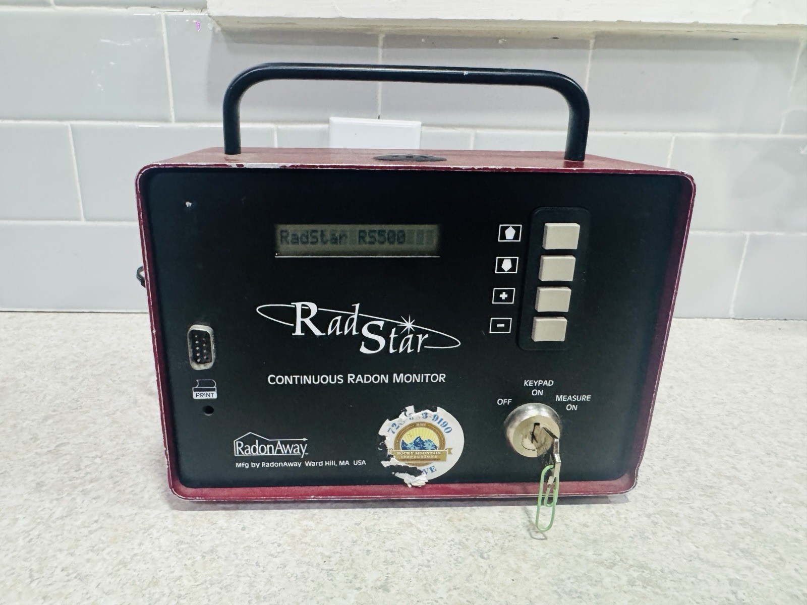 Radstar RS500 Radon Continiuos Monitor