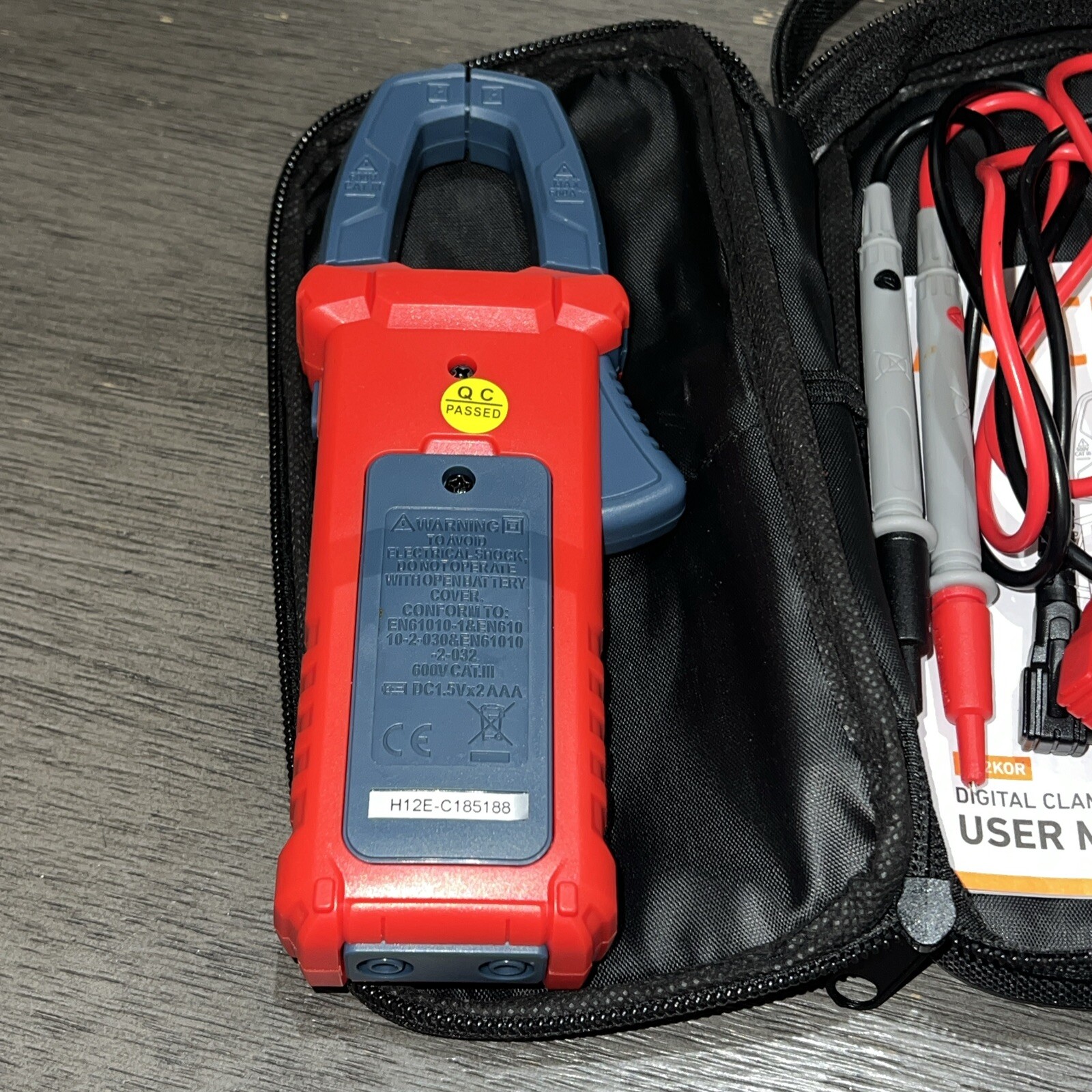 Flawless Digital Clamp Meter Multimeter 2000 Counts Auto-Ranging AC/DC Voltage