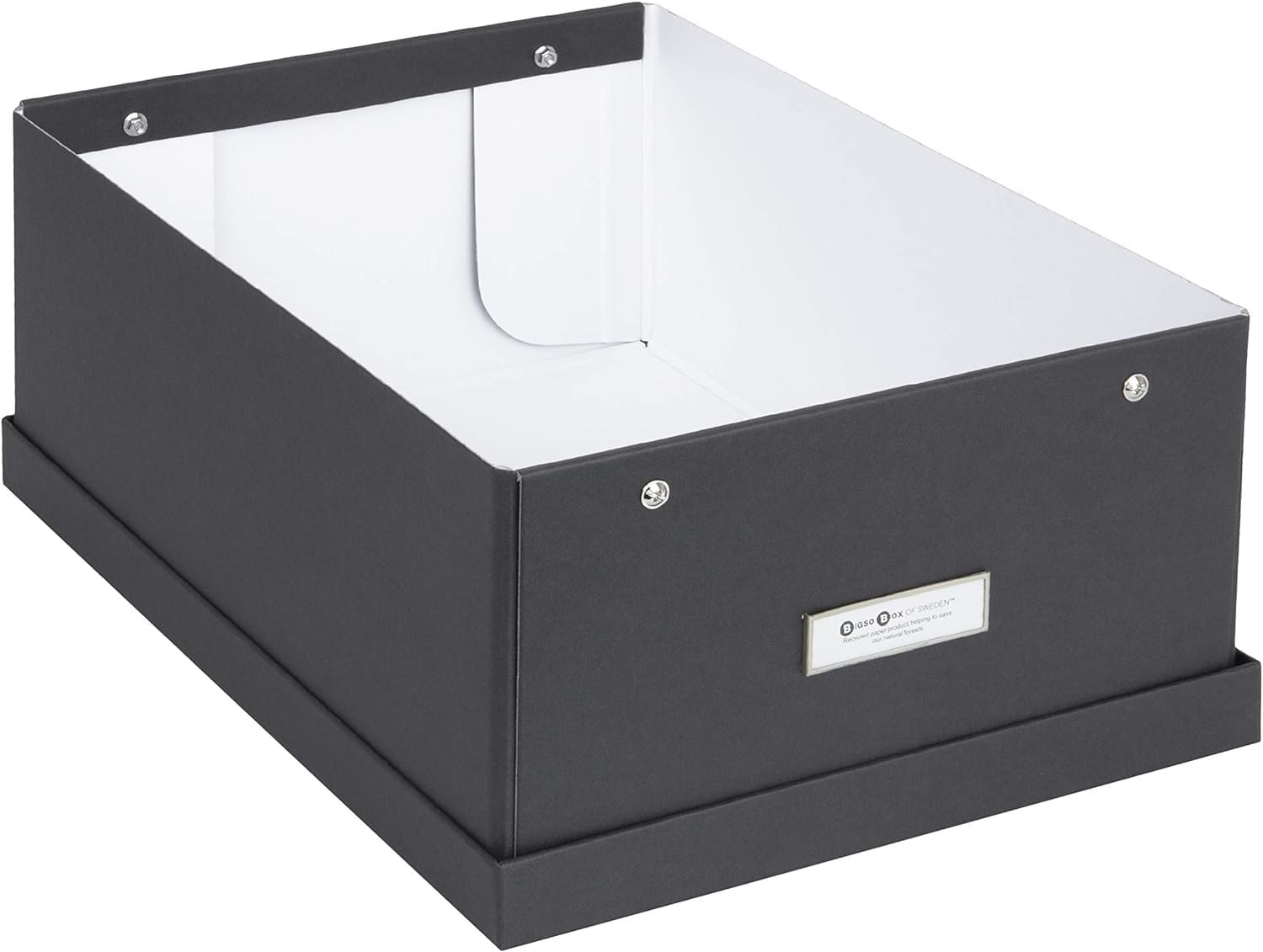 Bigso Karin Collapsible Storage Box – Photo with Small, Gray