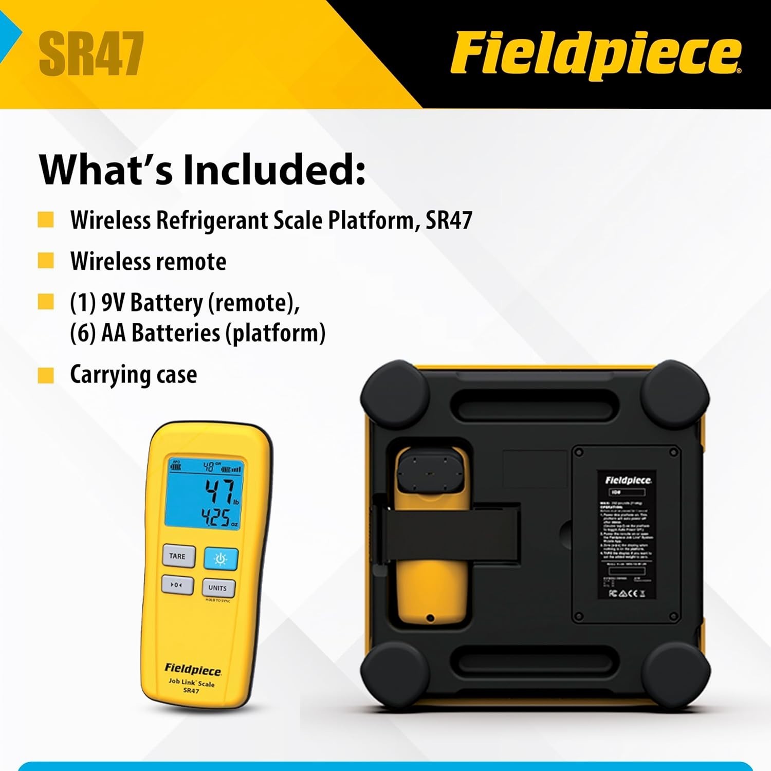 Fieldpiece SR47 Refrigerant Scale