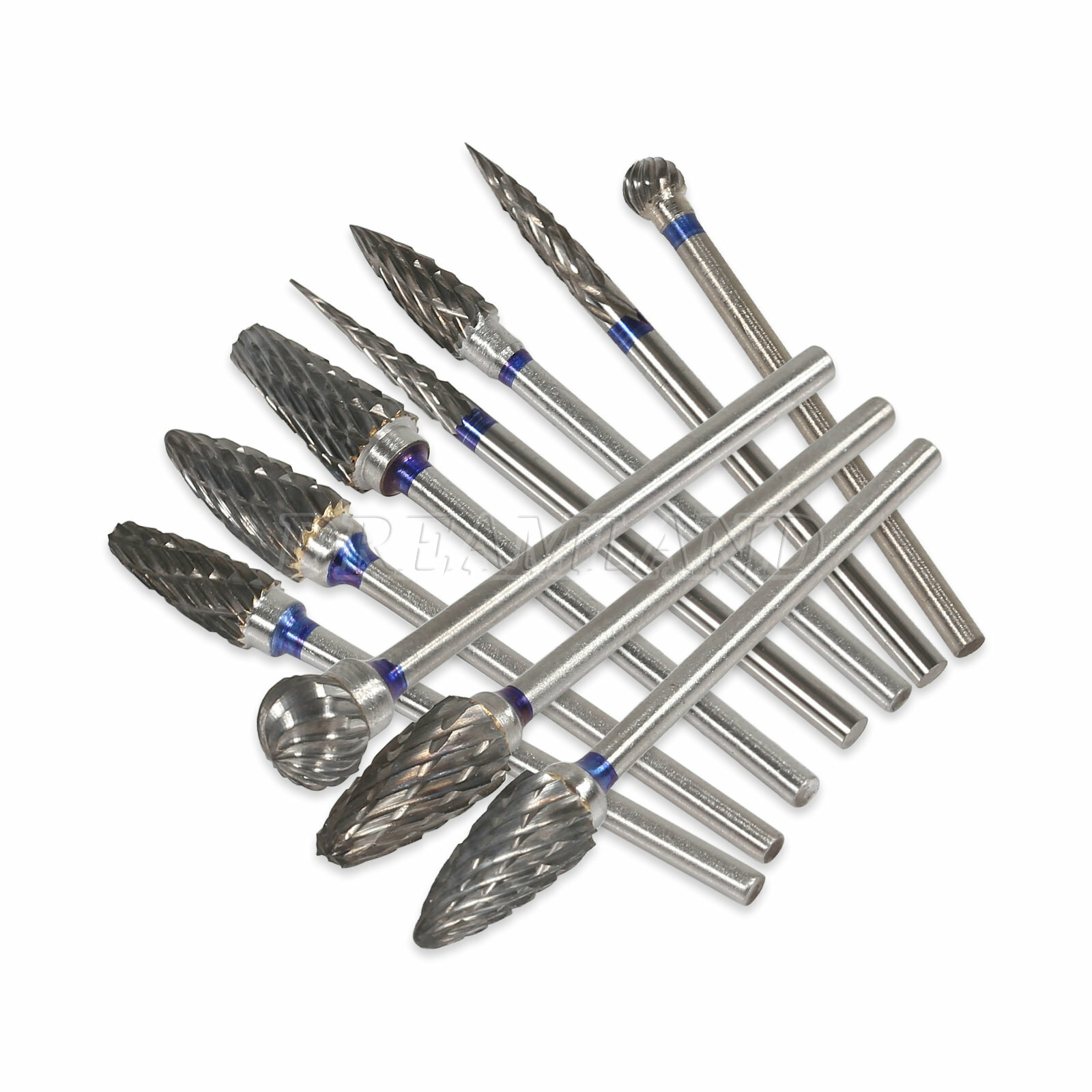 10x Denta lTungsten Carbide Dental Acrylic Bur Drill 2.35mm Fit Teeth Handpiece
