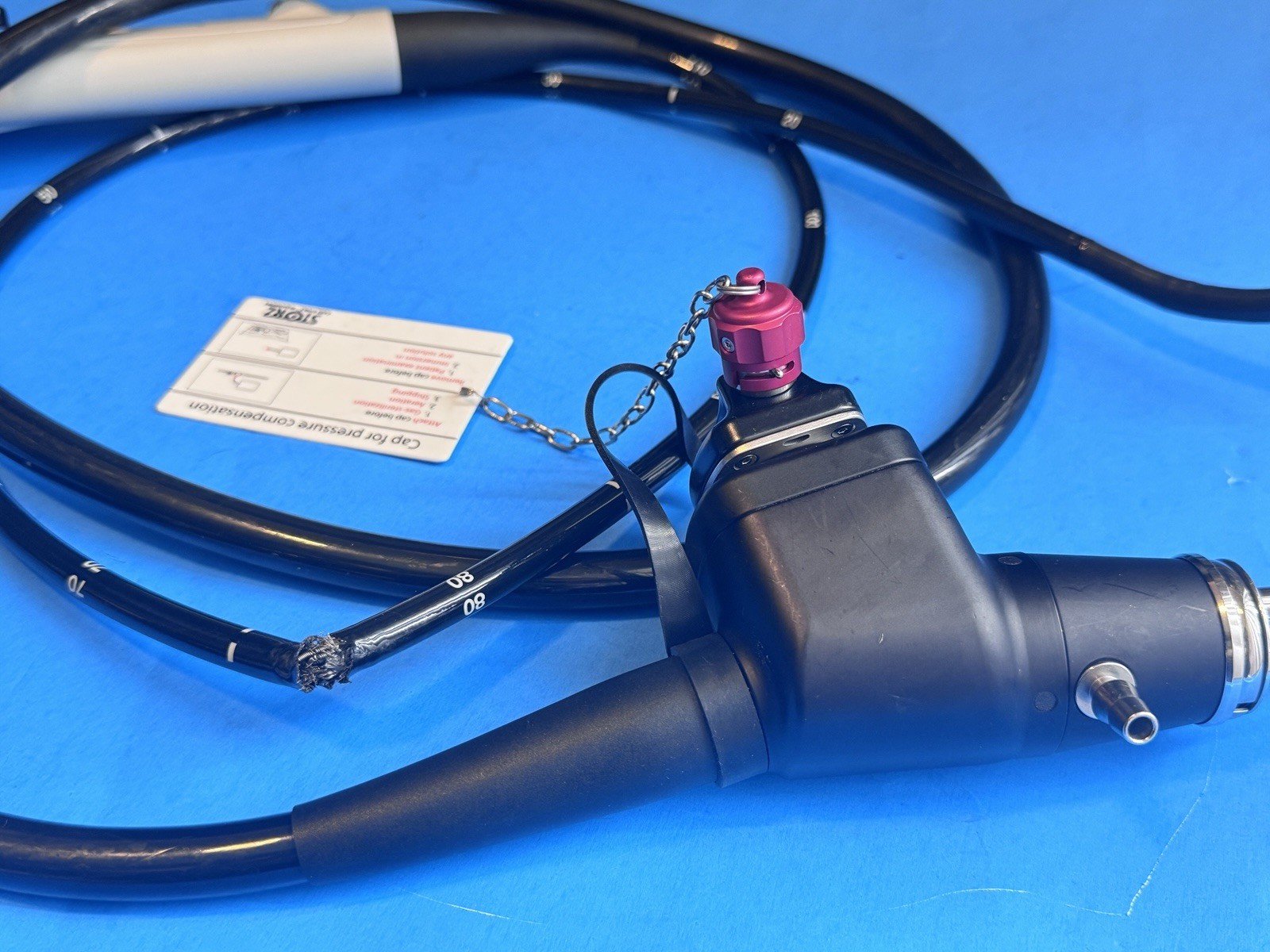 Karl Storz 13821NKS Silver Scope Endoscope 13821 NKS – For Parts Only –