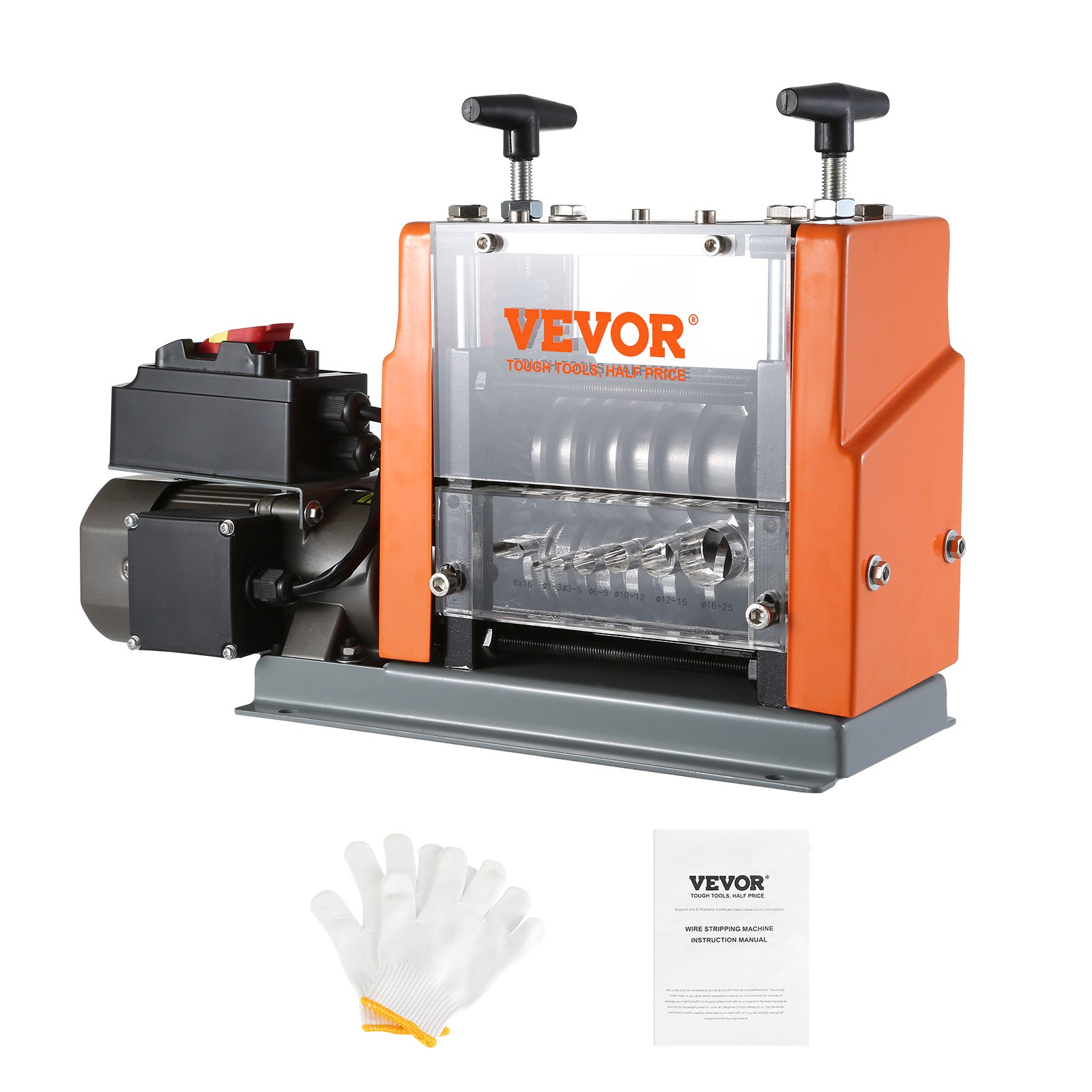VEVOR Electric Wire Stripping Machine Copper Cable Stripper 0.06»-0.98» 60 W