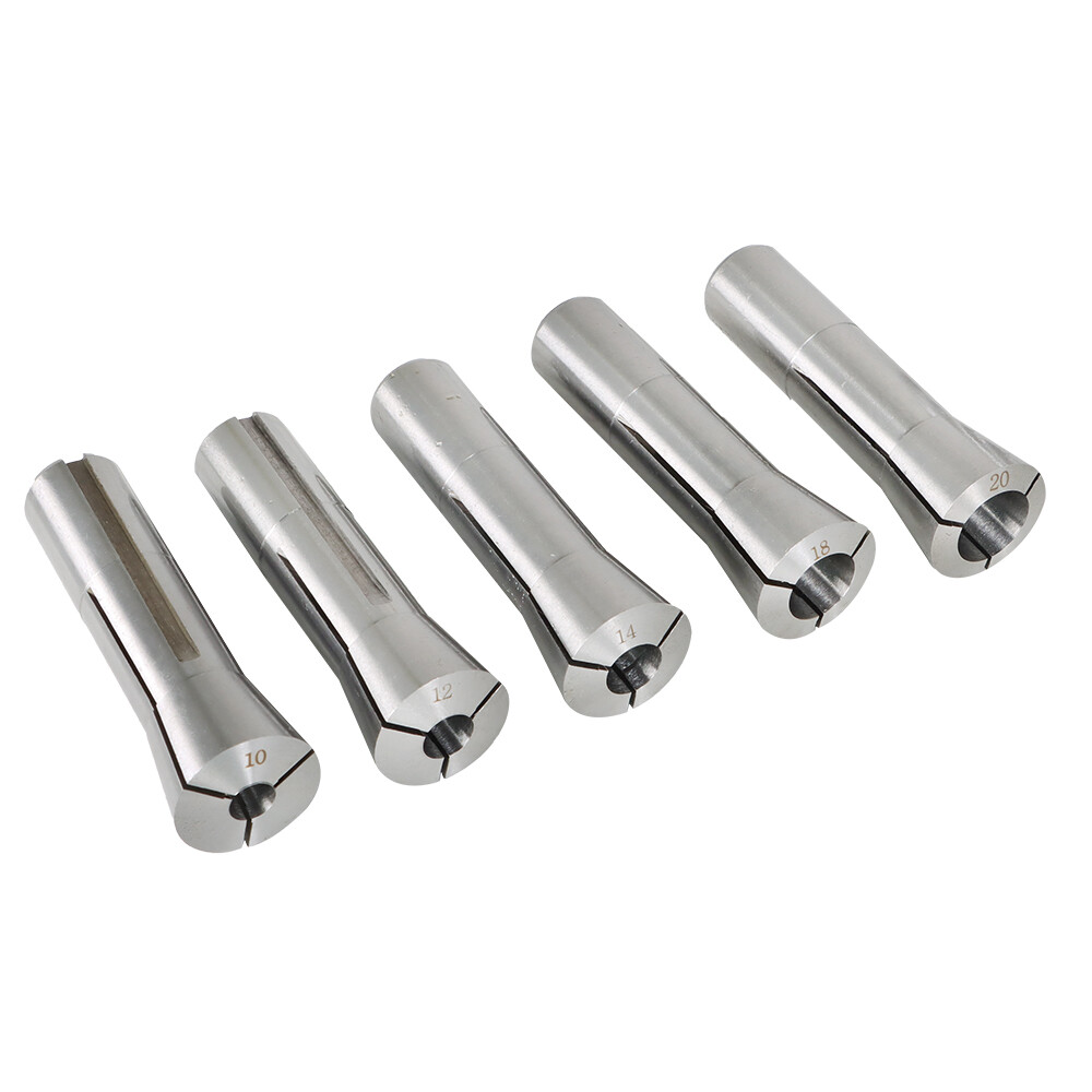 New 3mm-20mm R-8 Collet Milling Lathe 10pc Round Collets Set Milling Lathe Tool