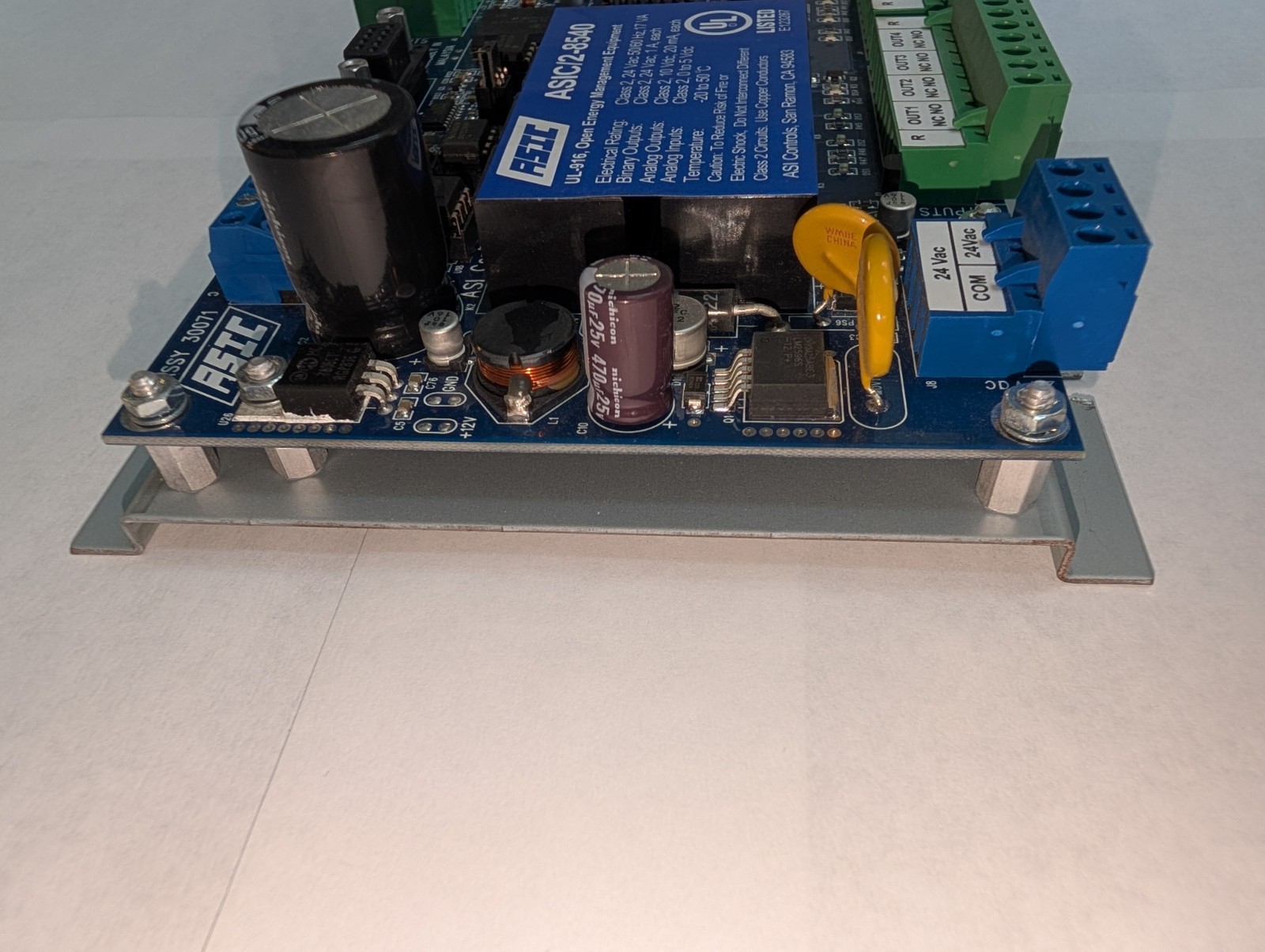 PLC (ASI CONTROLS ASIC/2-8540) PROGRAMMABLE CONTROLLER W/ MOUNTING BRACKET