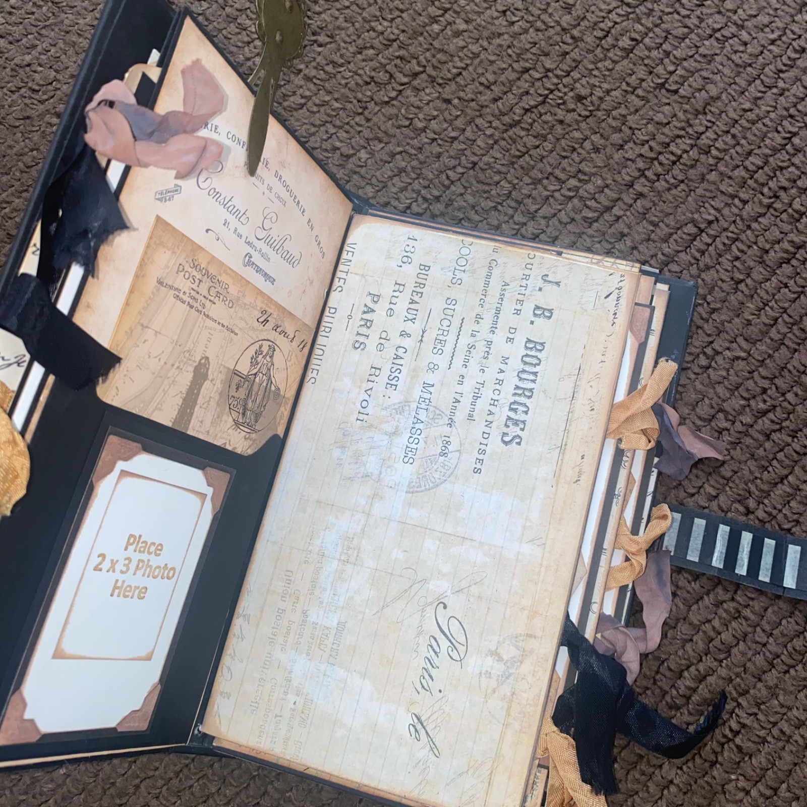 NEW Paris themed junk journal