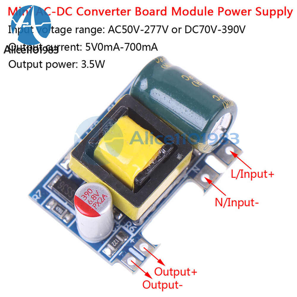AC-DC 110V 120V 220V 230V To 5V Voltage Converter Module Power Supply Board