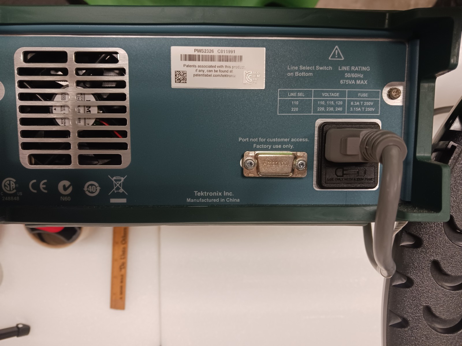 Tektronix PWS2326 DC Power Supply 0-32V 0-6A Bench Lab Supply Tested