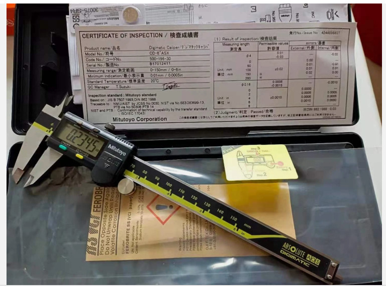 Mitutoyo Digimatic 0-6 inch Digital Vernier Caliper