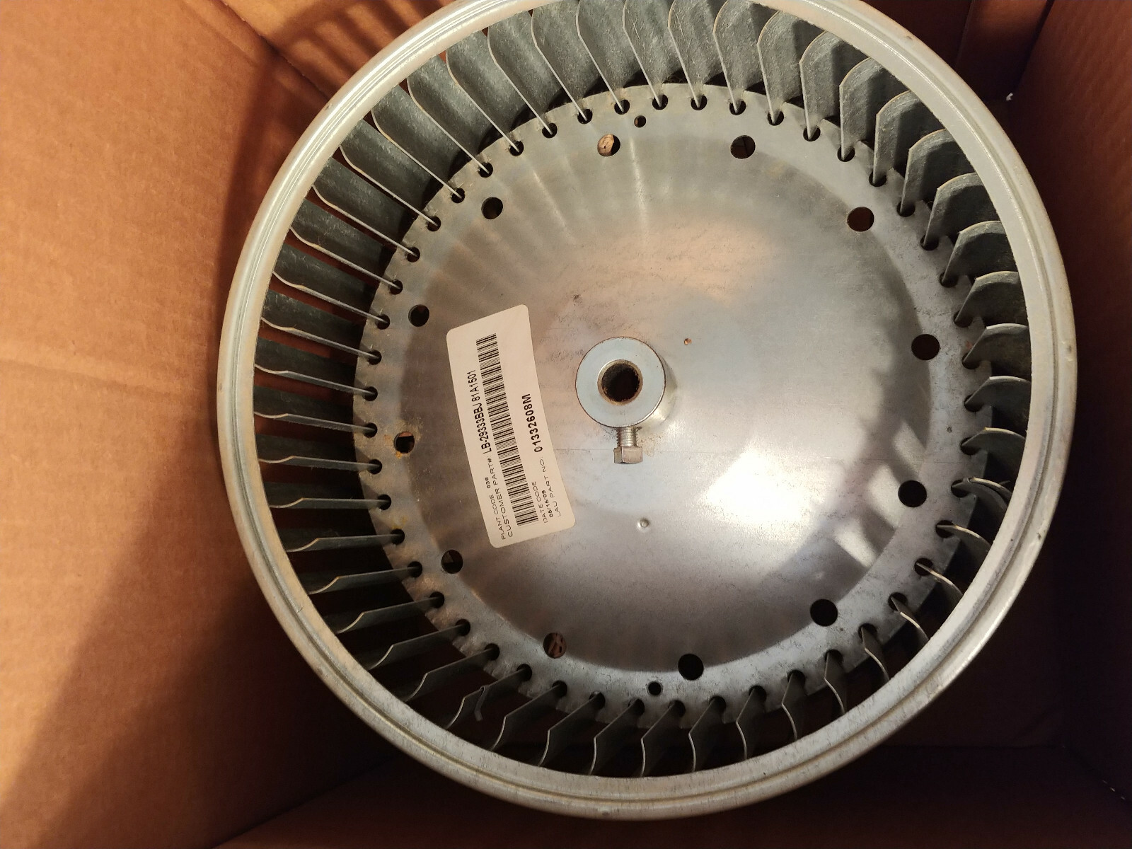 40F83 Lennox 10 5/8″X6″ Cw 1/2″Bore Wheel LB-29333BBJ