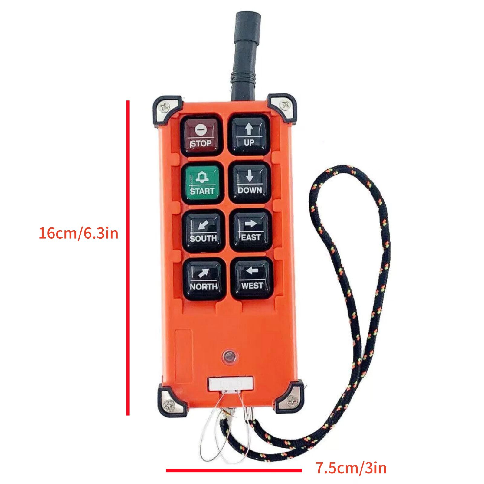 Transmitter&Receiver Hoist Crane Radio Industrial Wireless Remote Control F21E1B
