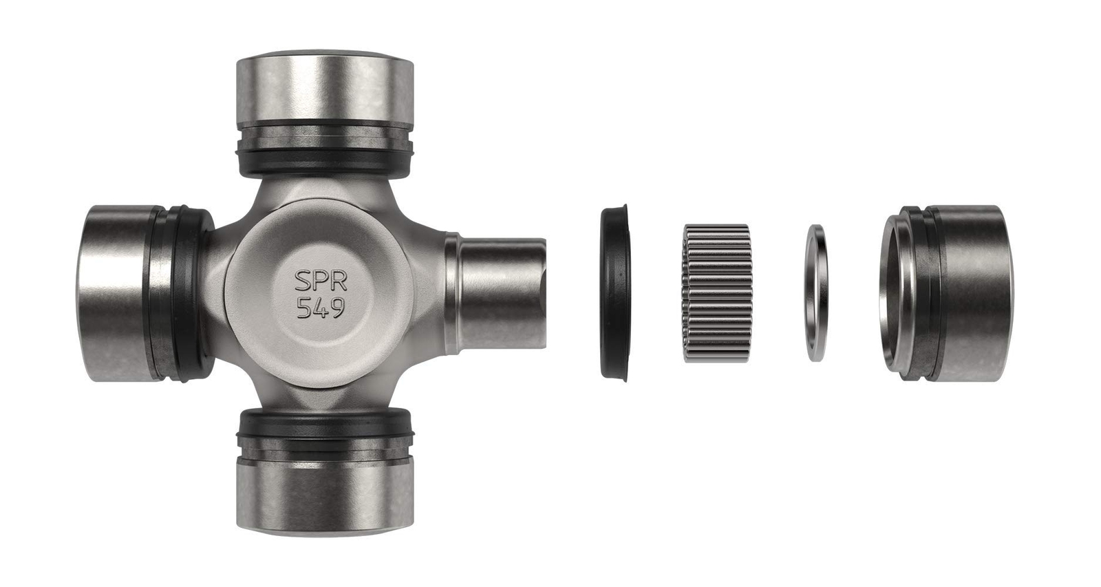 Spicer 1310WJ Non Greaseable Axle Shaft U Joint with Snap Rings 1188 Inch Cap