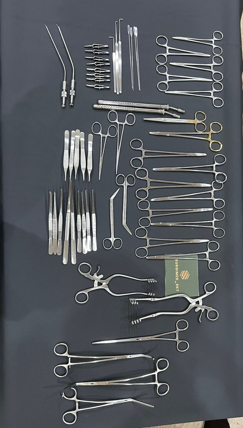 Vascular Surgery Set of 52 Pcs Surgical Specialty Surgical Instruments Set