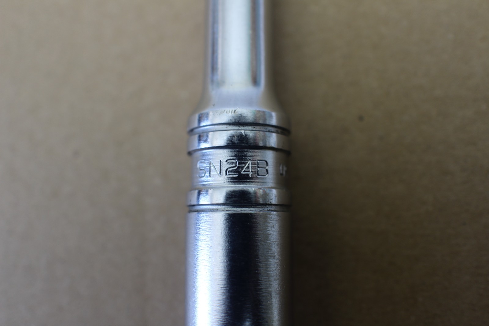 Vintage Snap-On SN24B 1/2″ Drive 24″ Breaker Bar Flex Head Handle USA Made