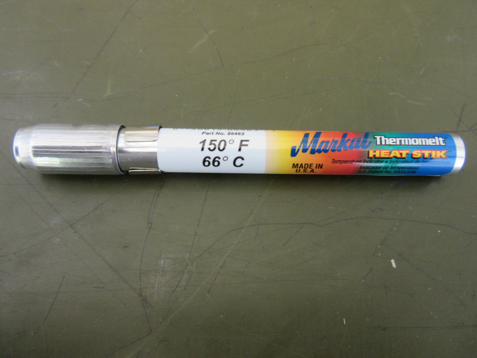 Markal 150 F / 66 C Temperature Pre Heat Stik Thermomelt Indicator Stick Crayon
