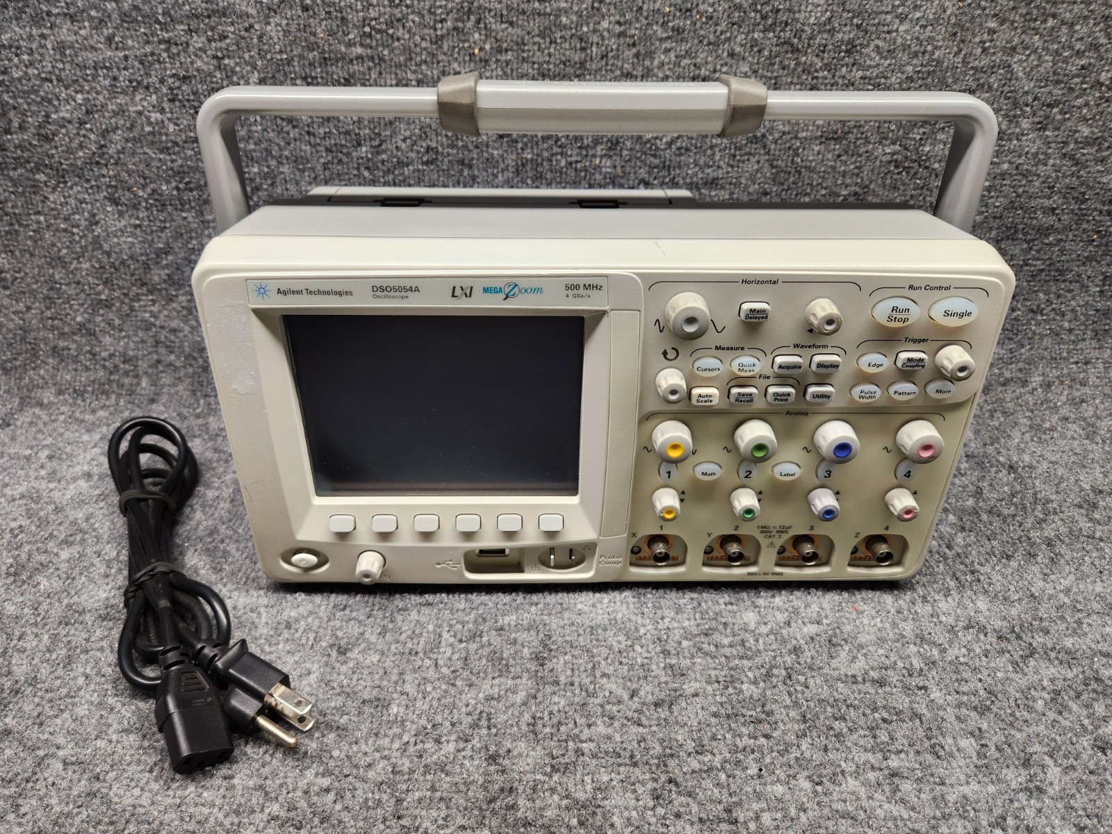 Agilent Technologies DSO5054A Oscilloscope LXI MEGA ZOOM 500 MHz 4 GSa/s