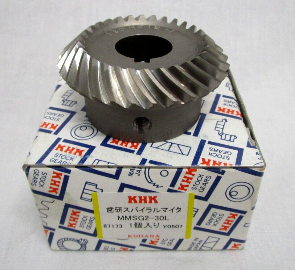 NEW KHK GEARS MMSG2-30L GROUND SPIRAL MITER