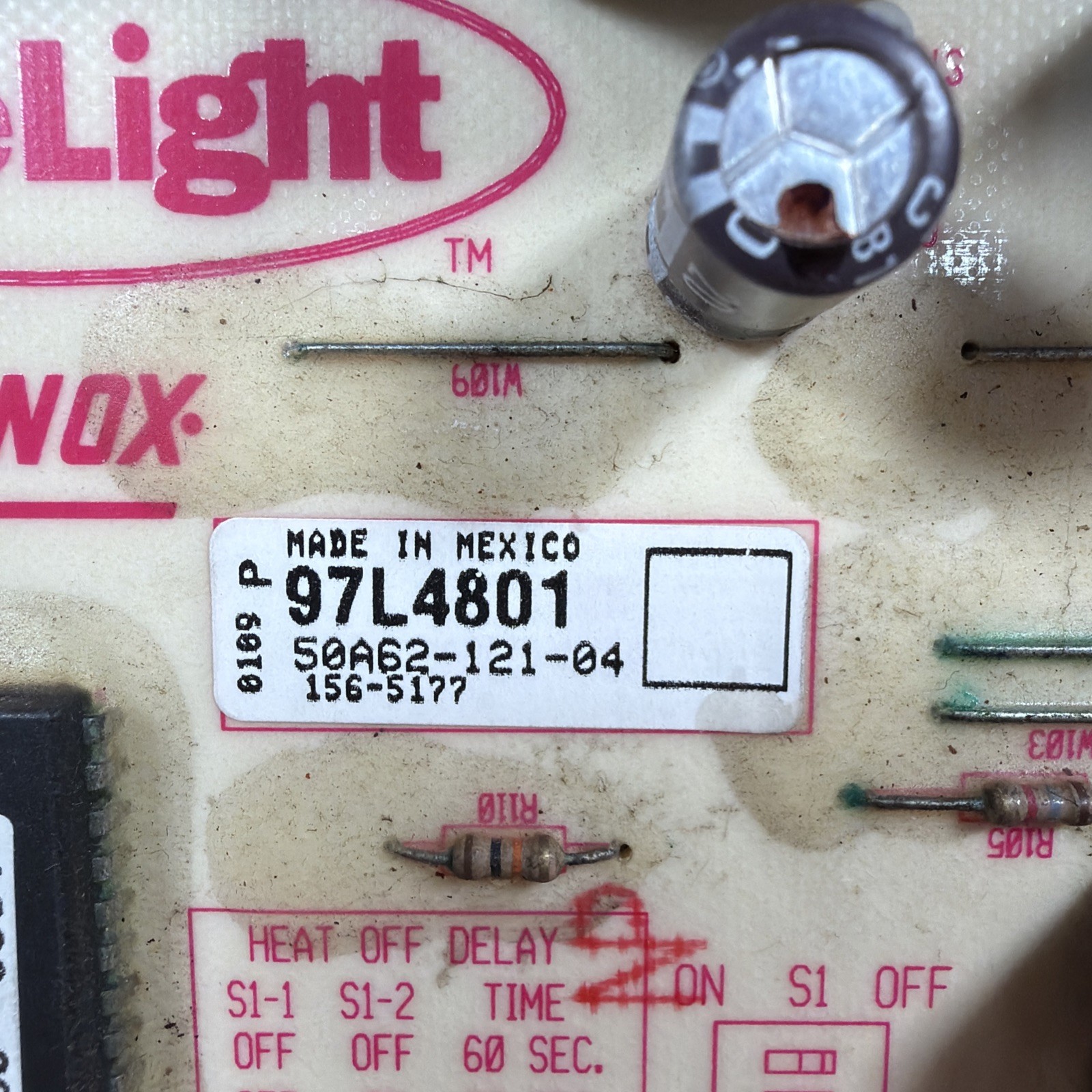 TESTED🔥 Lennox SureLight Control Board 97L4801 White Rodgers 50A62-121