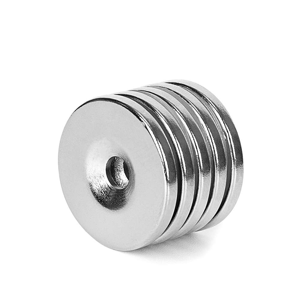 Countersunk Ring Round Disc Strong Magnets Rare Earth Neodymium Hole N35