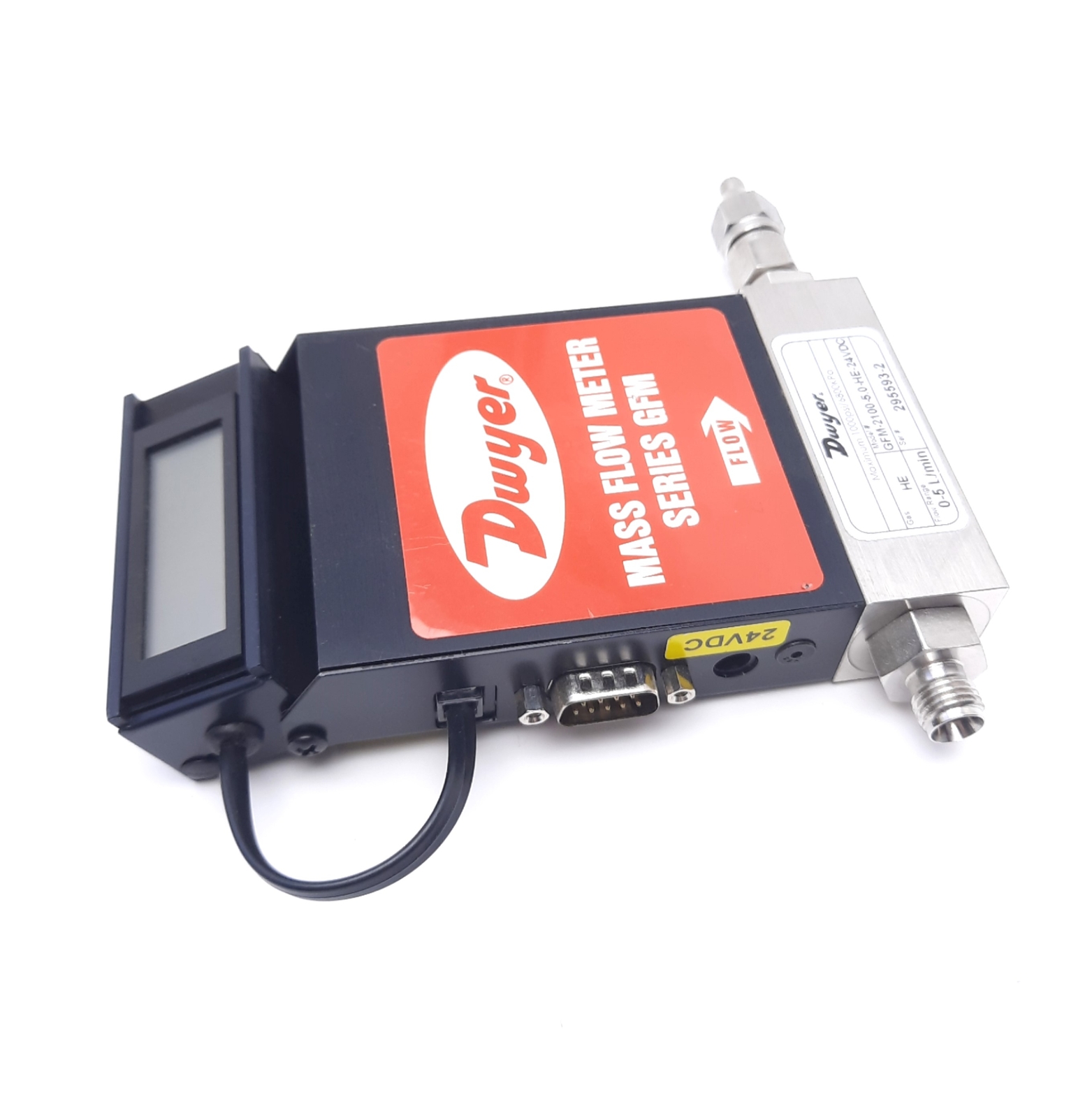 Dwyer GFM-2100-5.0-HE-24VDC Gas Mass Flow Meter 24VDC 0-5L/min 1000Psi