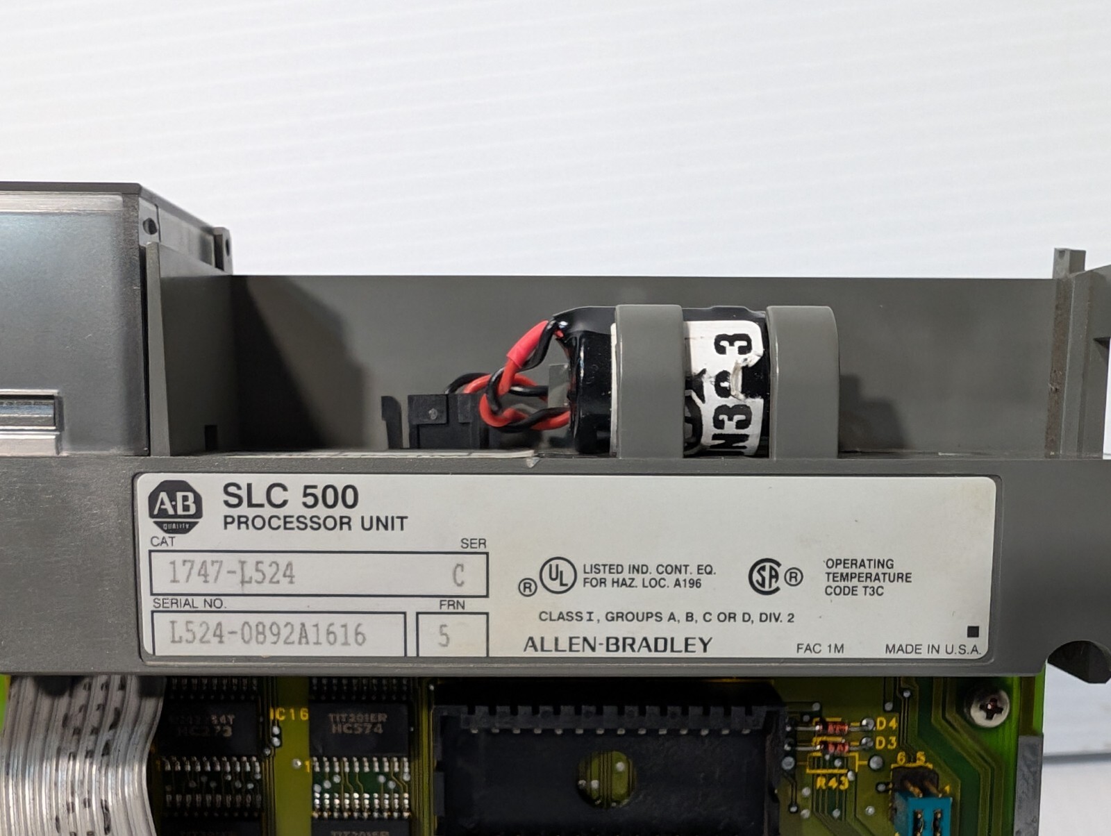 Allen Bradley 1747-L524 CPU Processor Unit Module, SLC 500