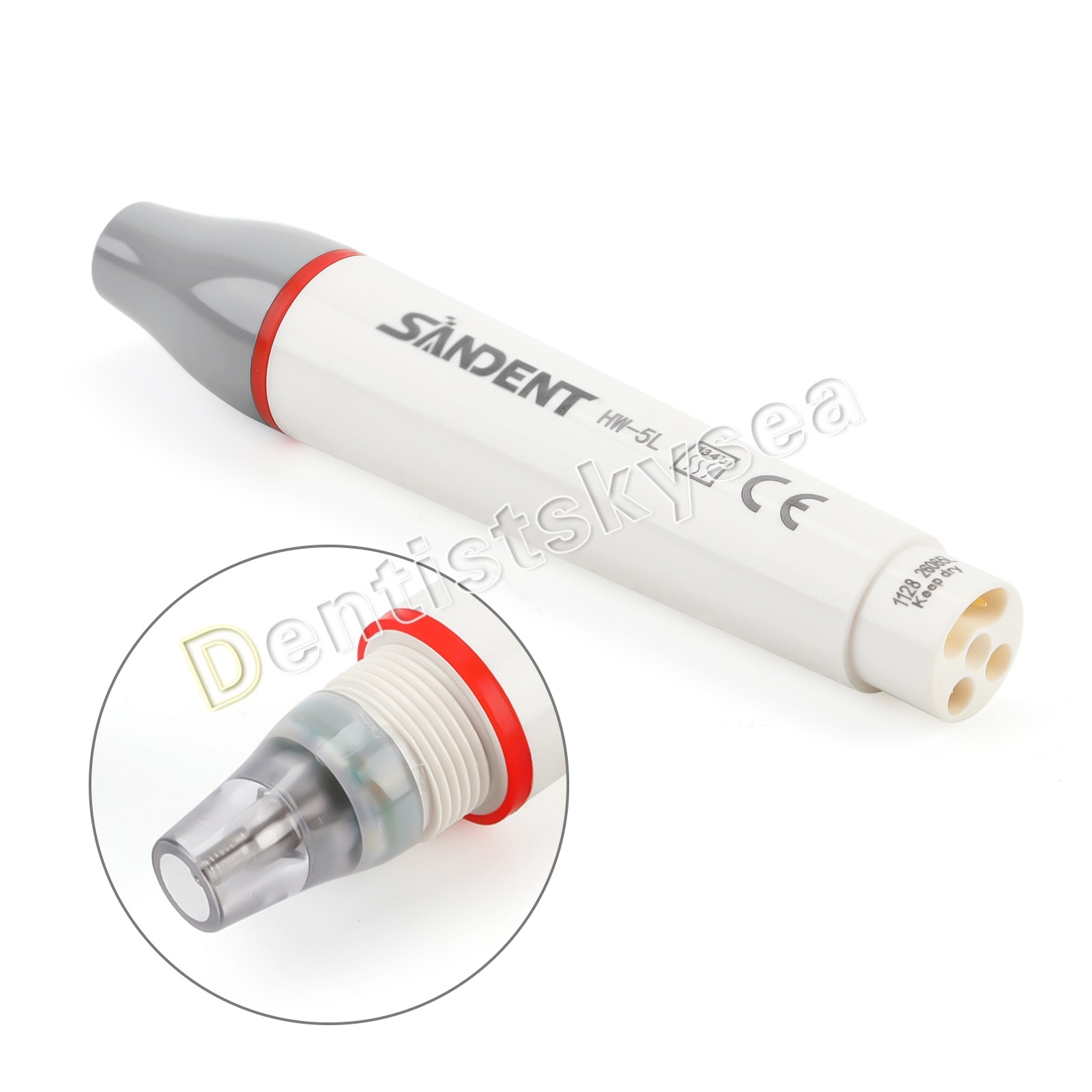 HW-6L Dental Ultrasonic Scaler Handpiece with LED Fit EMS SKYSEA SATELEC NSK
