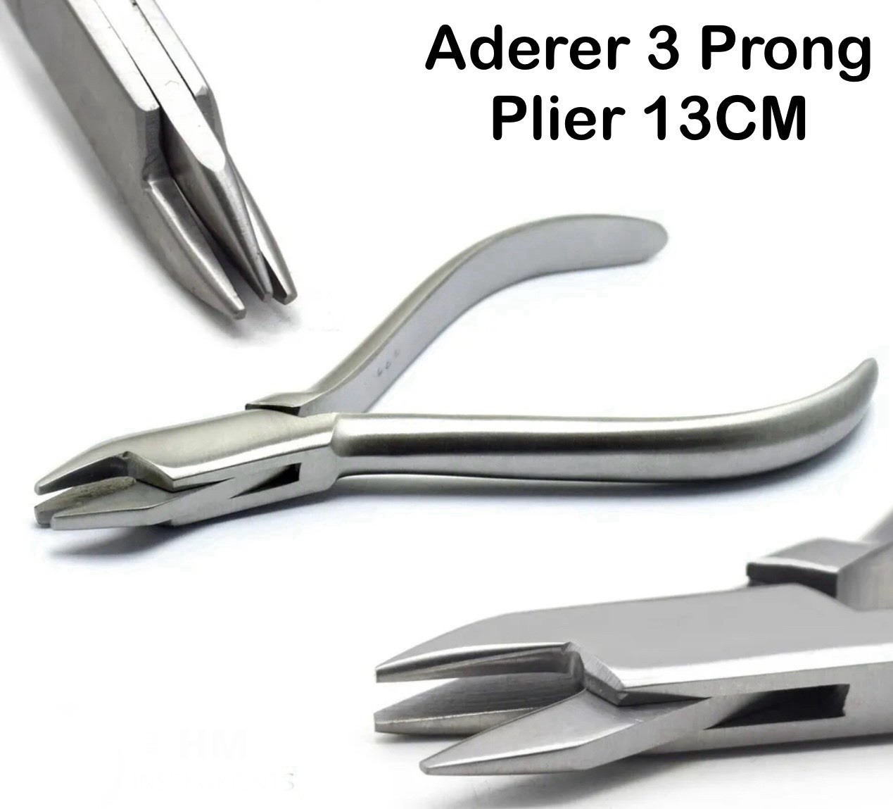 Dental Aderer Pliers Three Prong Orthodontics Wire Bending Plier