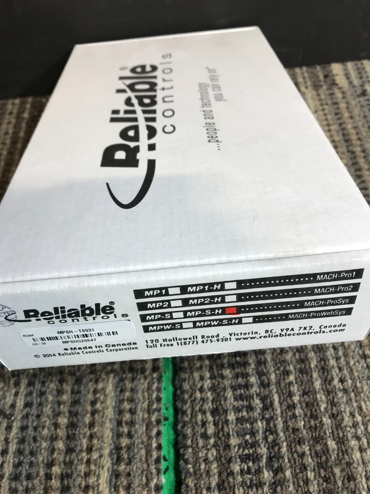Reliable Controls Mach-ProSys MP-S-H BACnet Building Controller w/ universal out