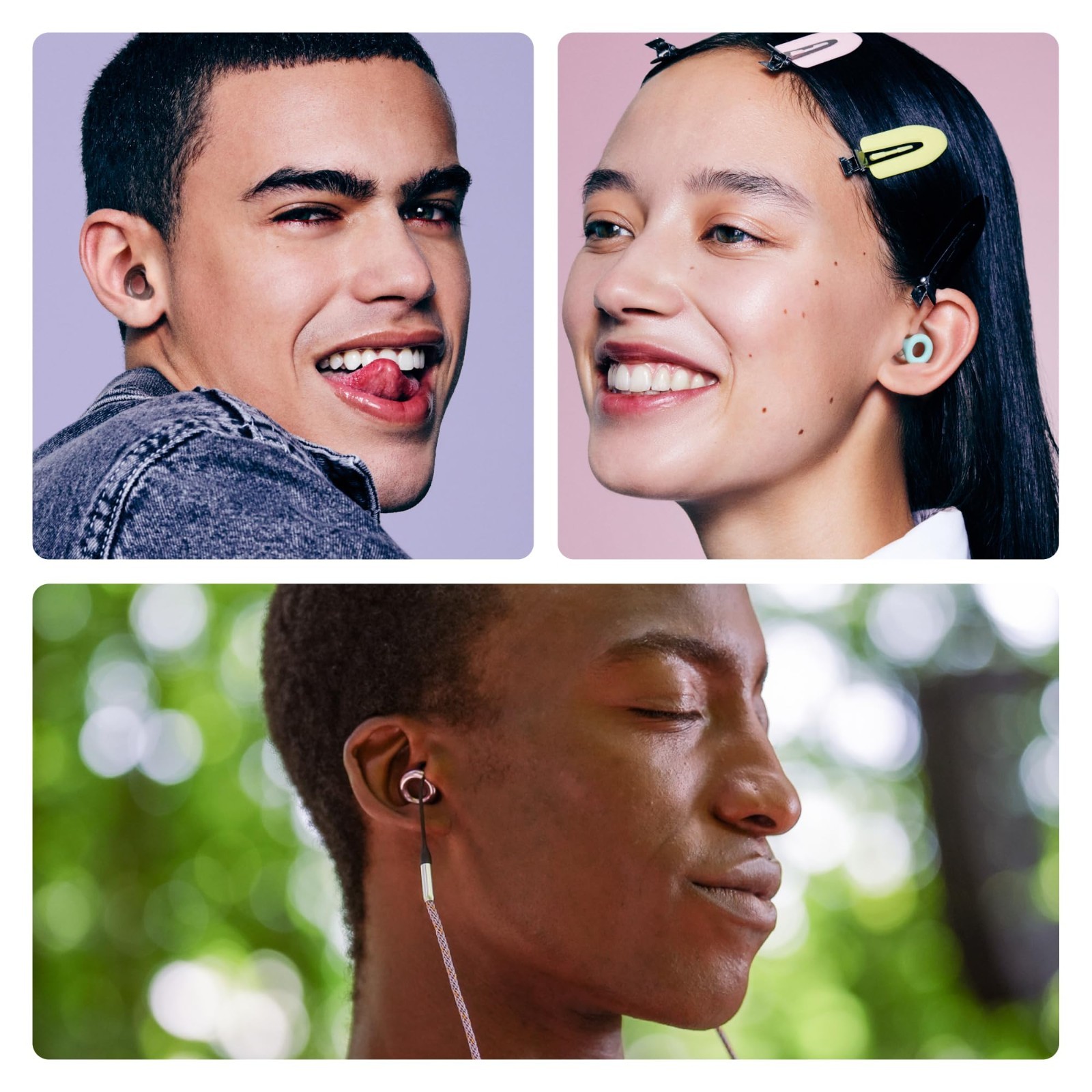 Reusable Ear Plugs 2-Pack | Noise Reduction 16 dB/24 dB | Sleep, Focus, Socializ